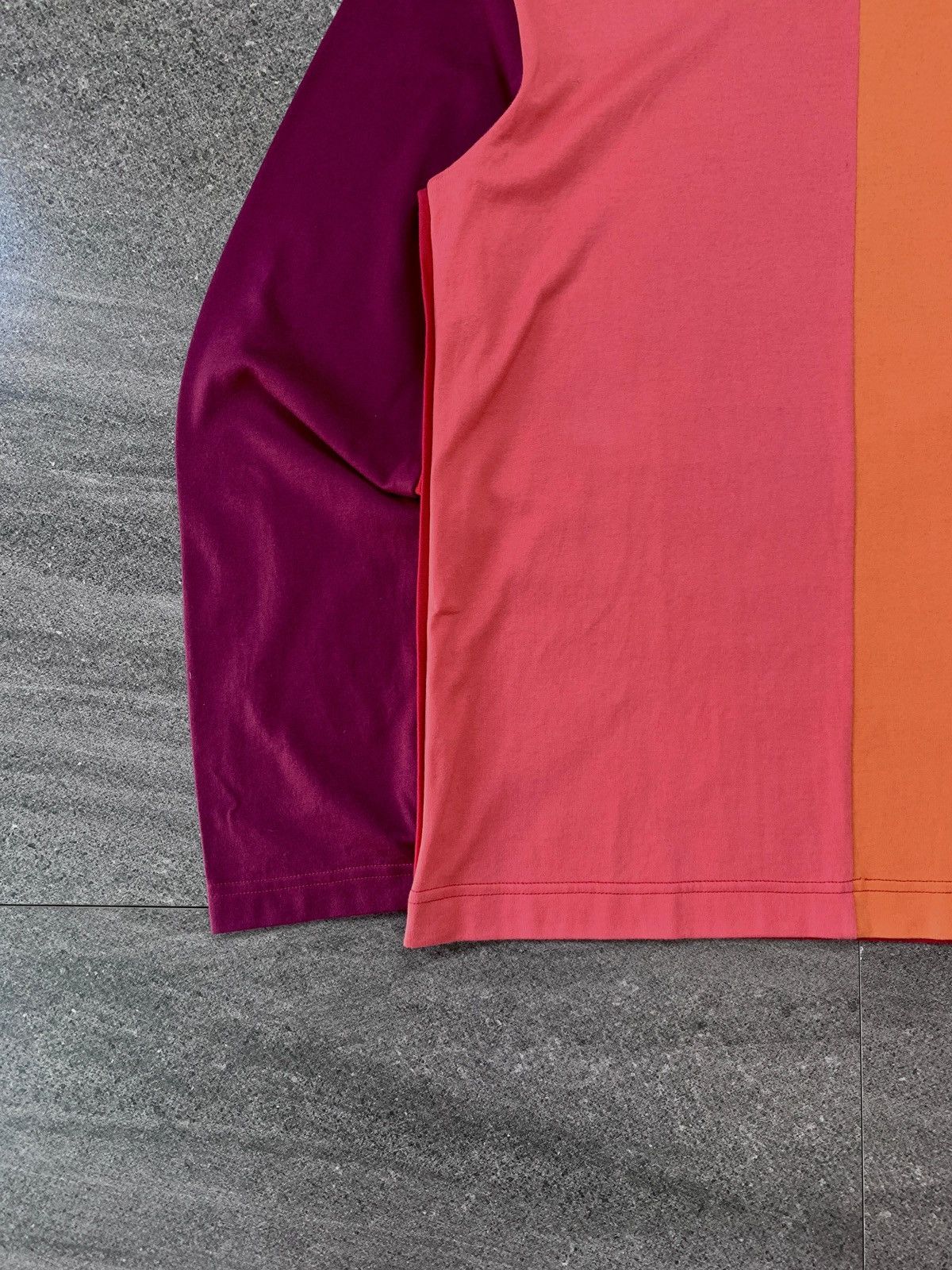 Comme des Garcons Homme Deux Color Block Longsleeve tee Size US M / EU 48-50 / 2 - 3 Thumbnail