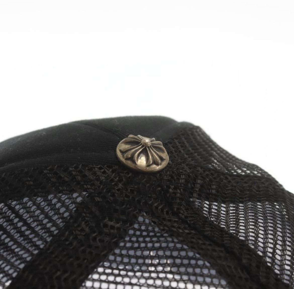 Chrome hearts triple Cross leather patch hat cap