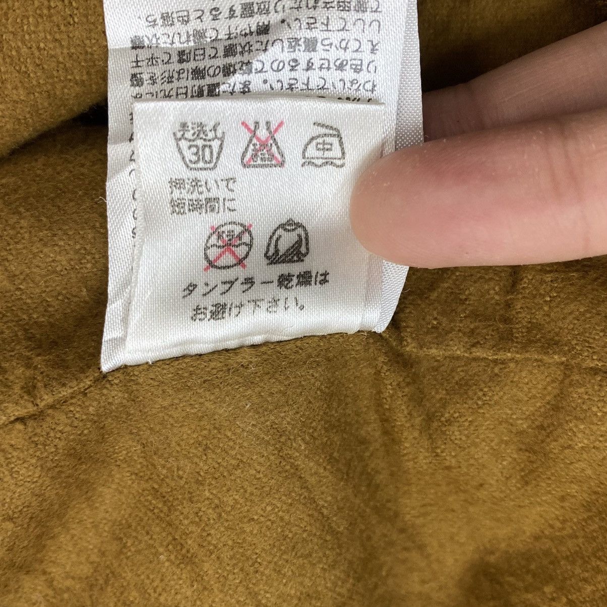 Japanese Brand × Vintage Vintage RINEN Japanese Brand Quadro Brown Hooded Coat Size US M / EU 48-50 / 2 - 7 Thumbnail