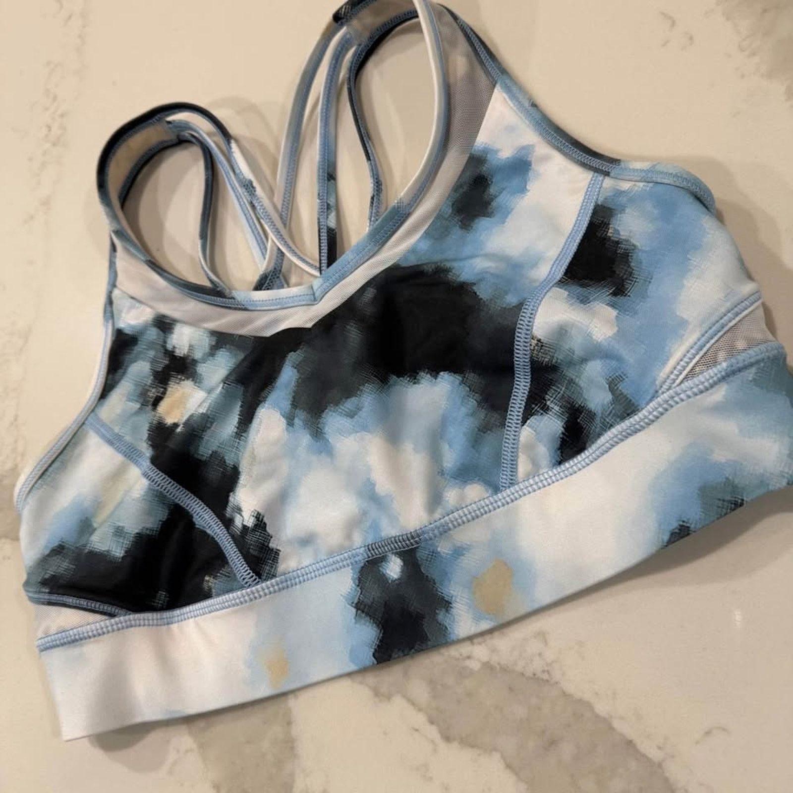 Lululemon Lululemon Energy Bra Womens Size 8 Ocean Blue Sports Strappy Size M / US 6-8 / IT 42-44 - 2 Thumbnail
