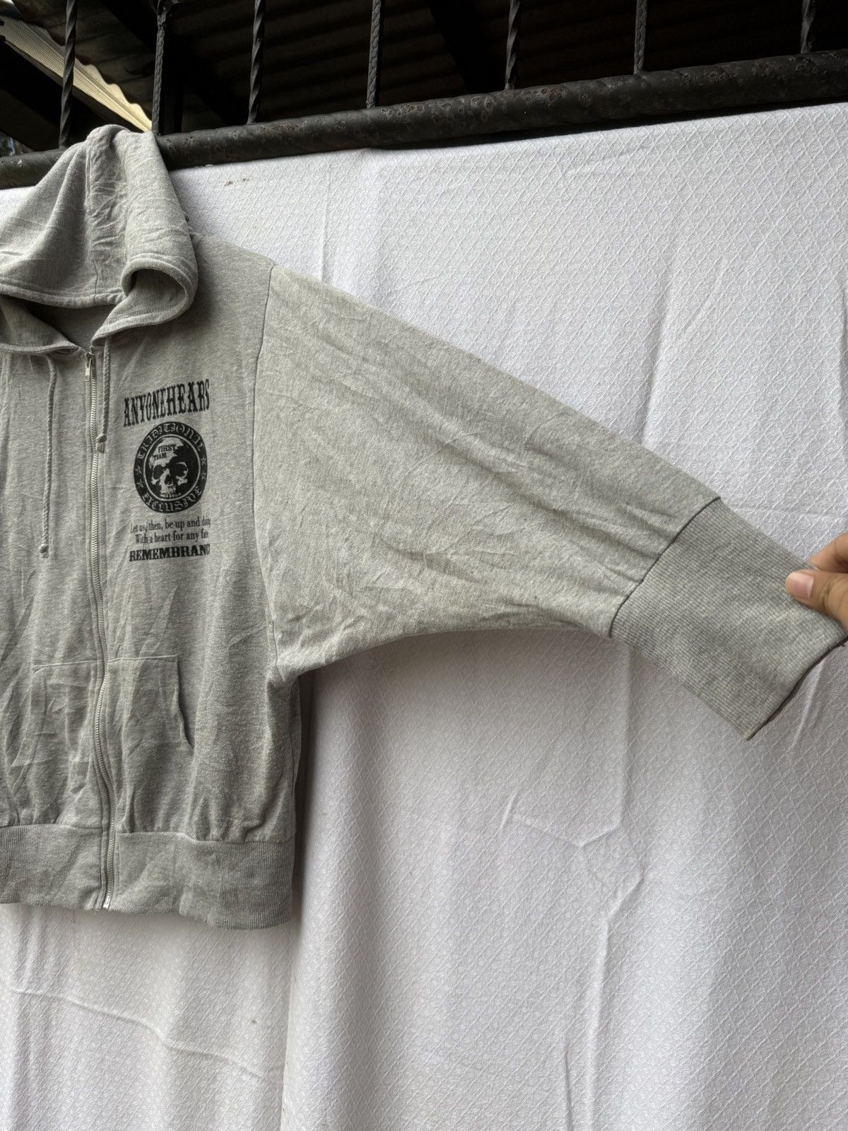 Japanese Brand Sly bomber hoodie skull ifsixwasnine lgb Size US M / EU 48-50 / 2 - 5 Thumbnail