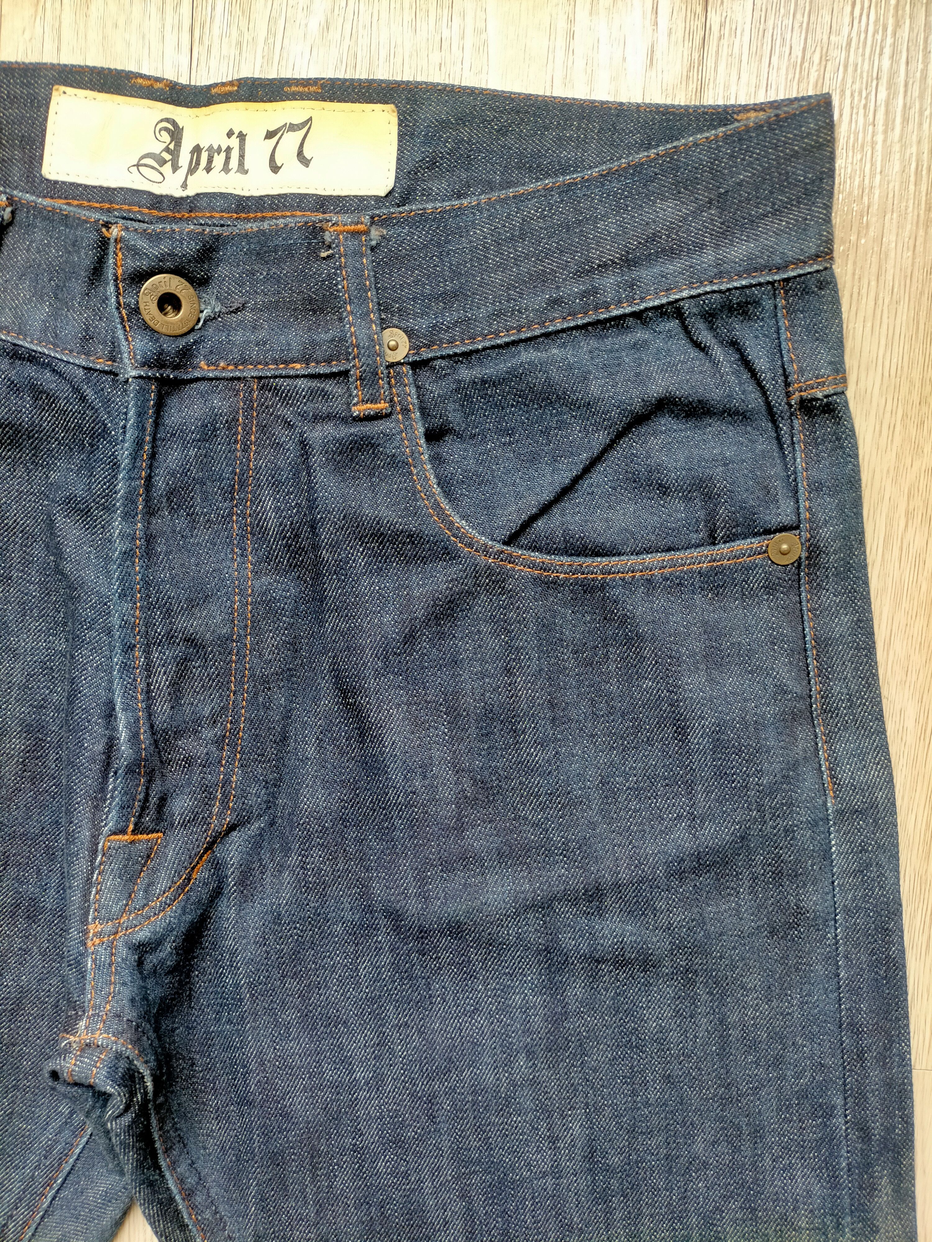 April 77 Aprill 77 Slim Ramones Blue Jeans Size US 29 - 6 Thumbnail