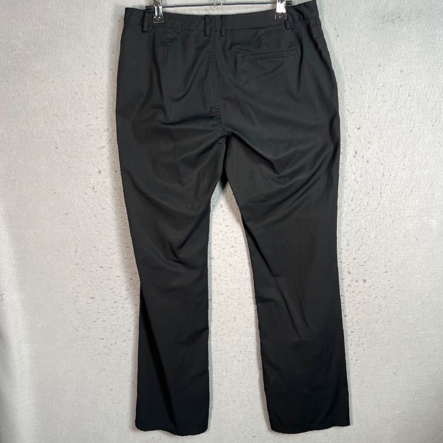J.Crew VINTAGE J.CREW Chino Pants Womens Size 4 Black Straight-Leg 30in Inseam Cotton Blend Summer Casual Womens Size 27" / US 4 / IT 40 - 2 Thumbnail