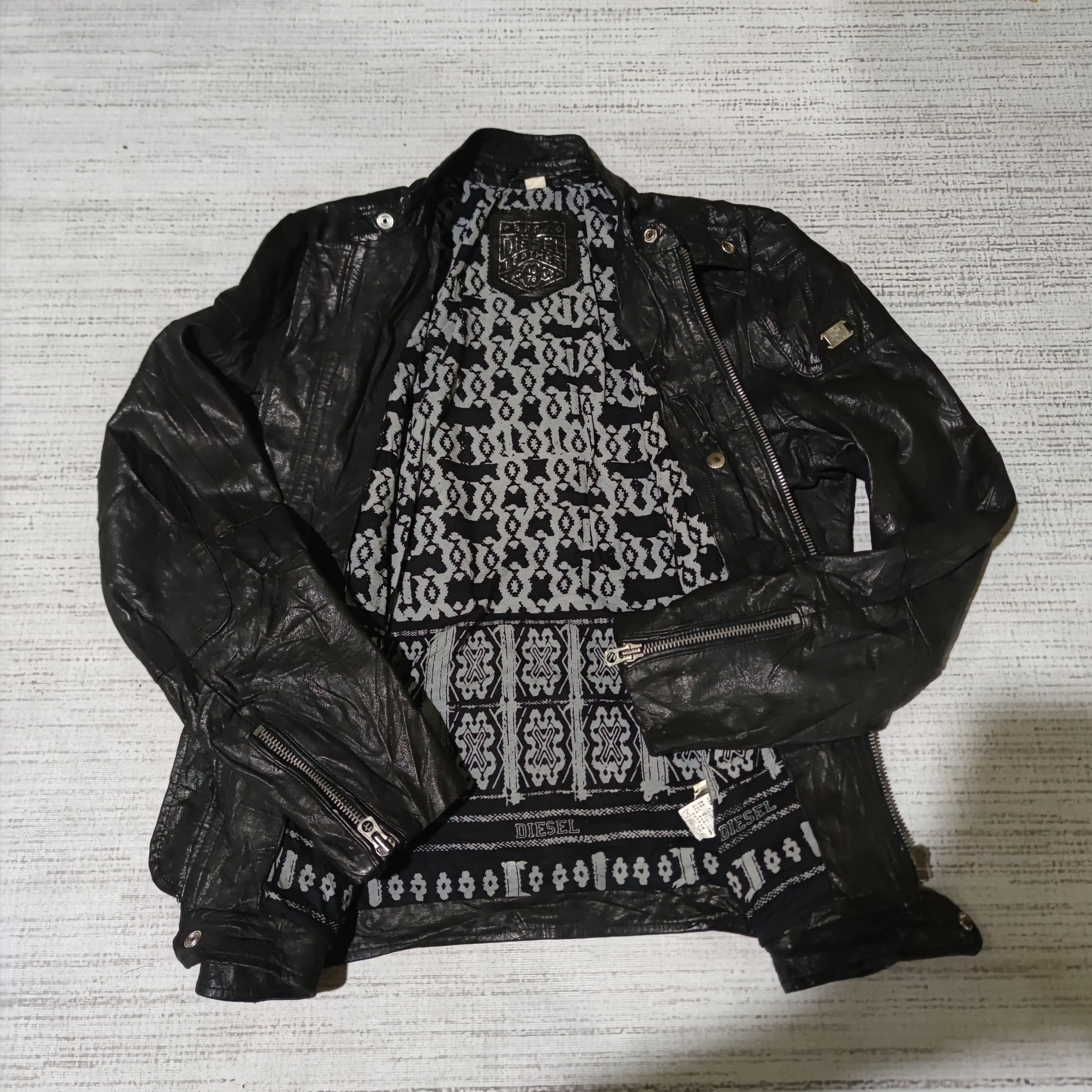 Diesel × Vintage Archive Diesel Biker Leather Jacket / Vest