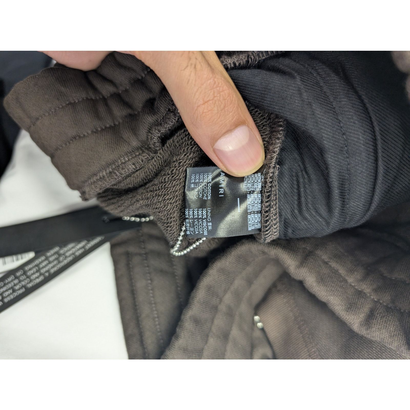 Amiri o1rshd1 " PUFF " Logo Sweatpant in Brown Size US 32 / EU 48 - 12 Thumbnail