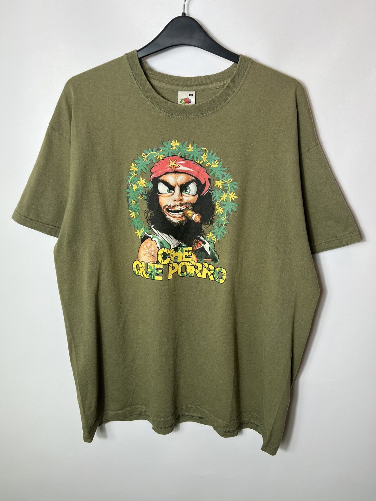 Vintage Vintage 00s y2k Che Guevara Rasta Weed Smoking Funny Tee Size US XL / EU 56 / 4 - 1 Thumbnail
