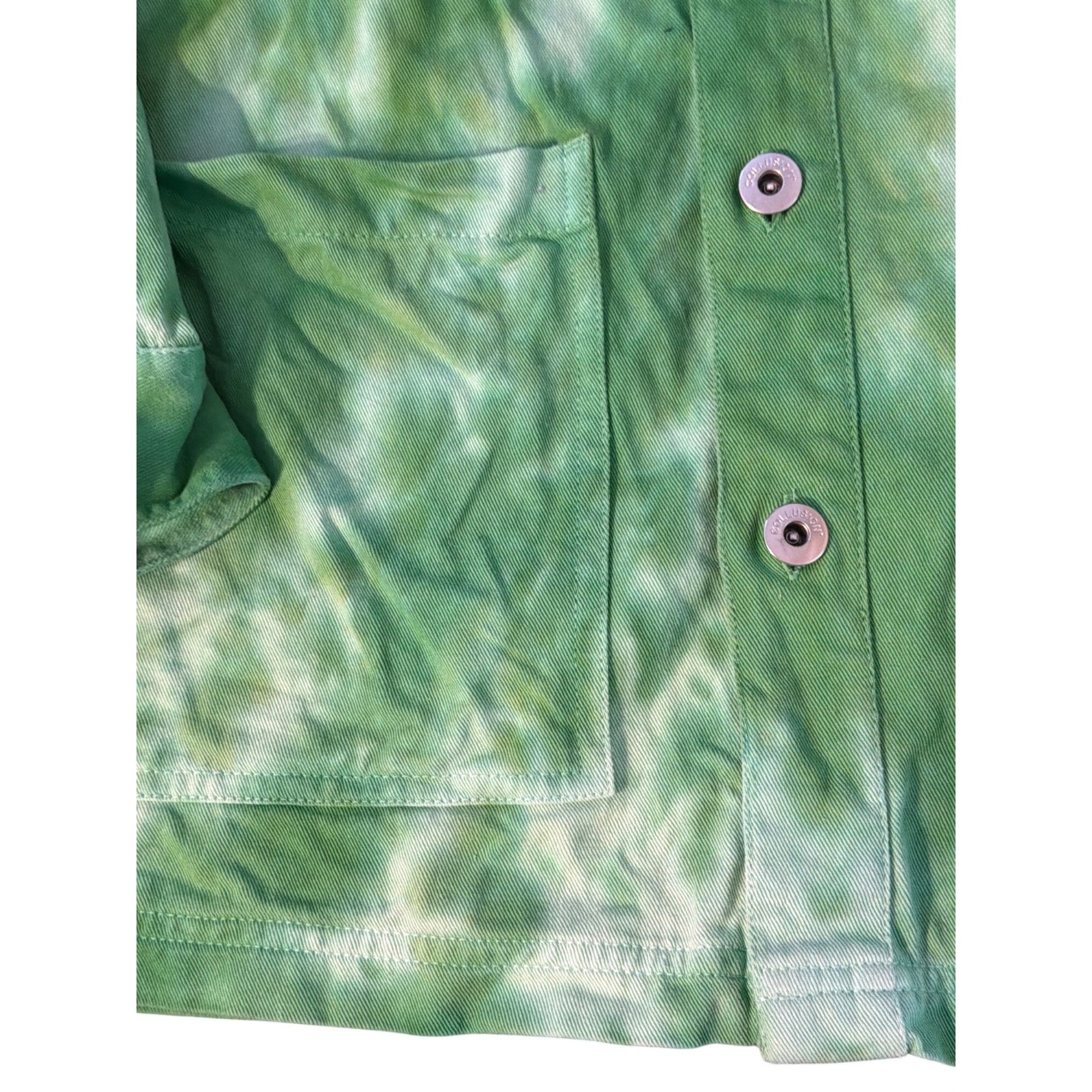Other Collusion Green Tie Dye Button Down Utility Shirt Denim Jack Size US M / EU 48-50 / 2 - 2 Thumbnail