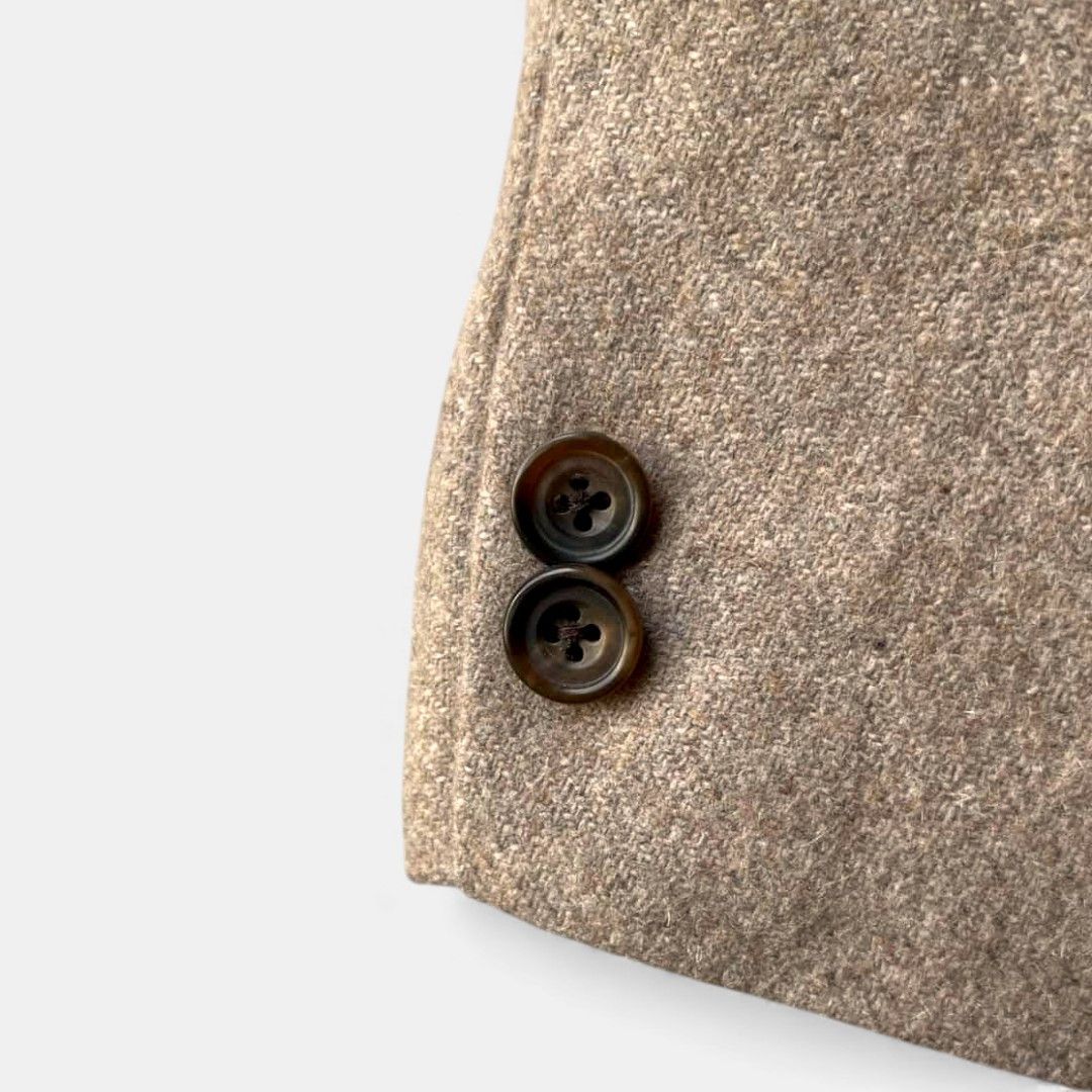 Other StudioSuits Hand Crafted blazer camel tweed wool-Fashionella Size 44R - 5 Thumbnail