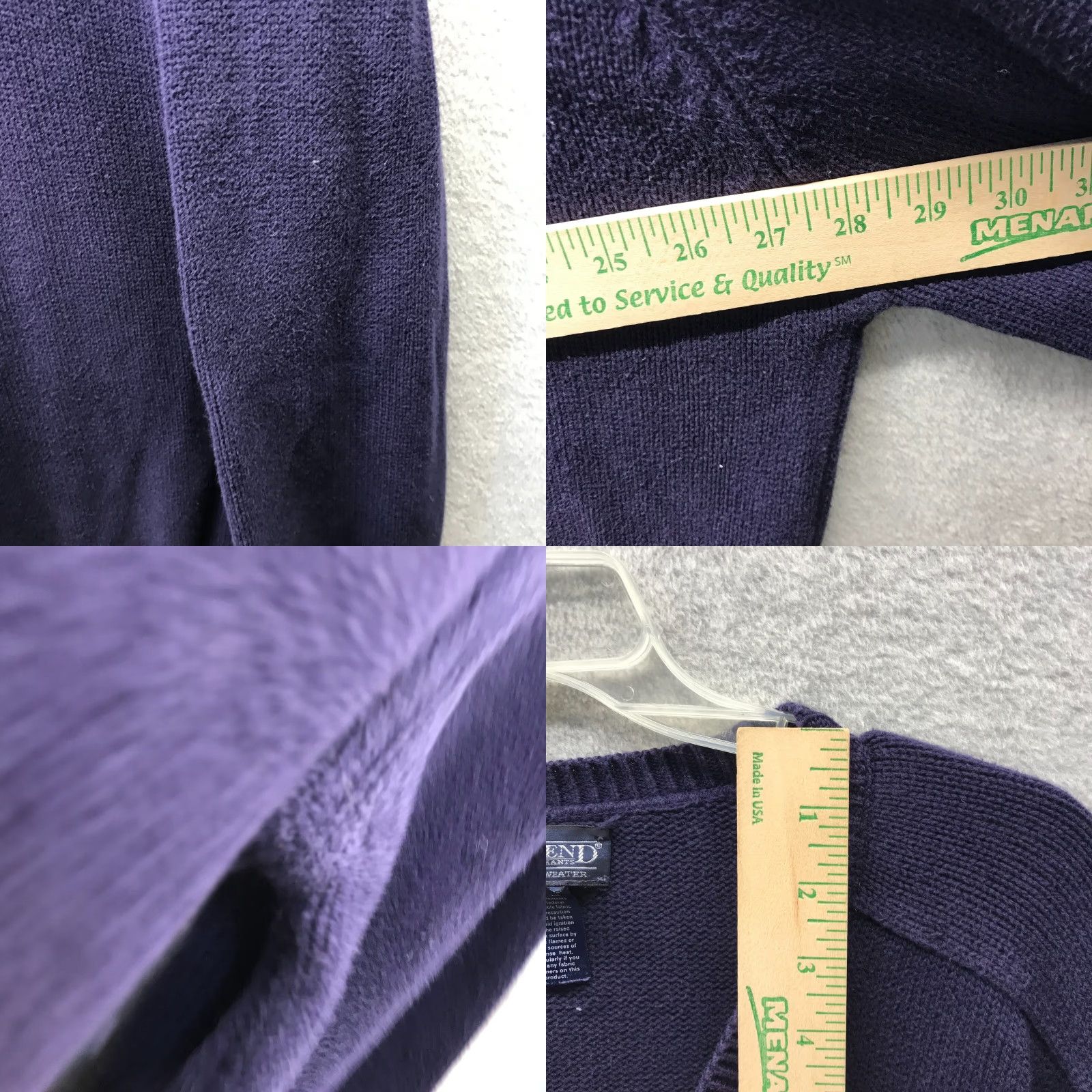 Lands' End VINTAGE Lands End Sweater Mens XL Blue Fisherman Knit Crew Neck Button 80s 90s USA Mens XL Blue Lands' End Sweater Size US XL / EU 56 / 4 - 8 Thumbnail