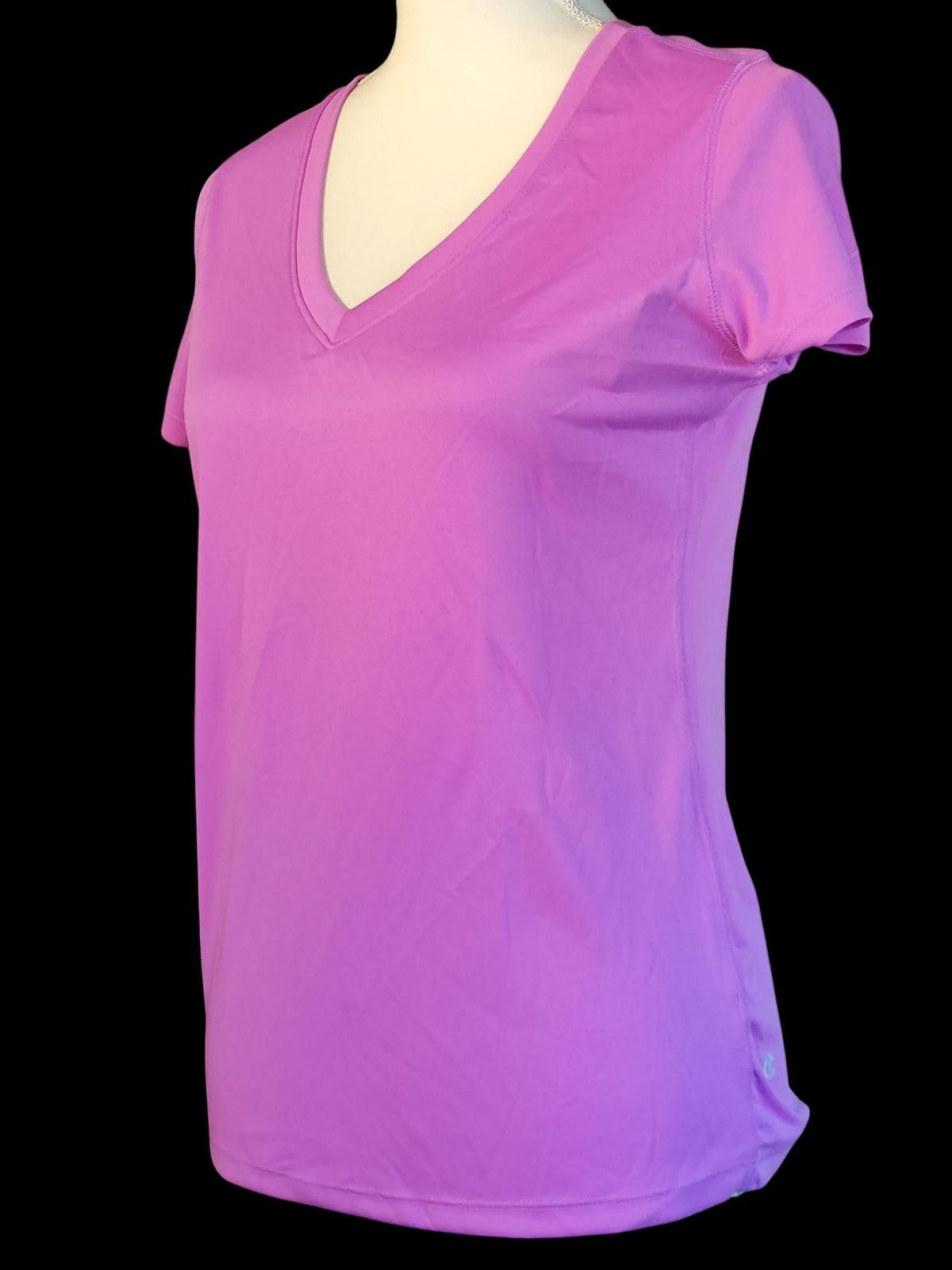 Champion Champion Women's Classic V-Neck Short Sleeve T-Shirt in Pink Size M / US 6-8 / IT 42-44 - 5 Thumbnail