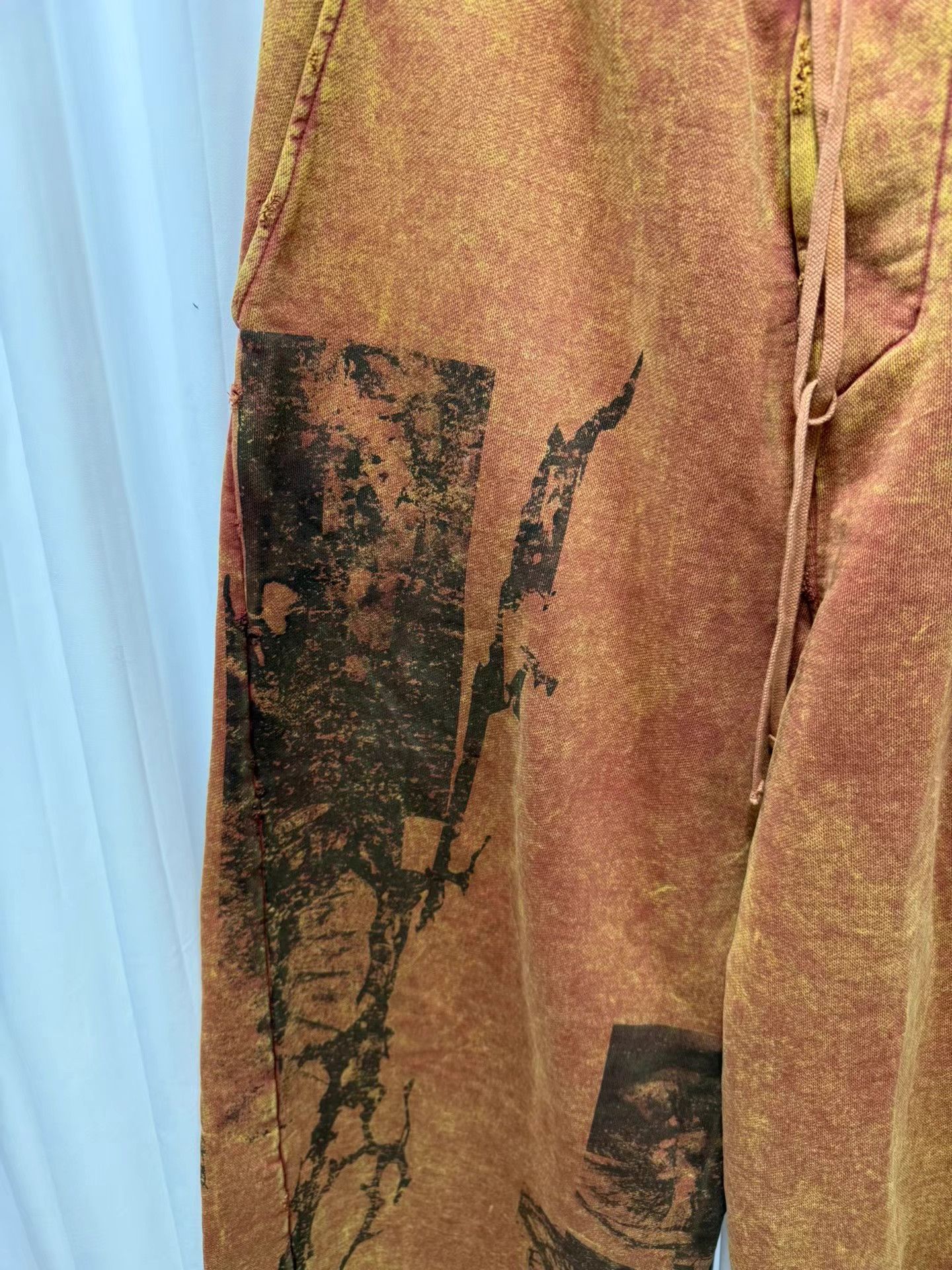 Julius Julius Heavy Washed Distressed Flared Sweatpants K20 Size US 34 / EU 50 - 6 Thumbnail
