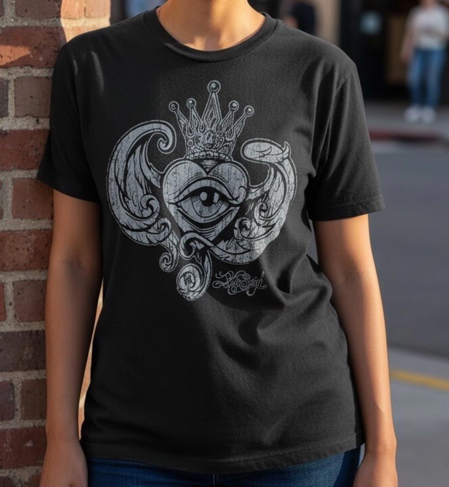 Other Sullen Womens Graphic Tee Large Black Y2K Size L / US 10 / IT 46 - 1 Thumbnail
