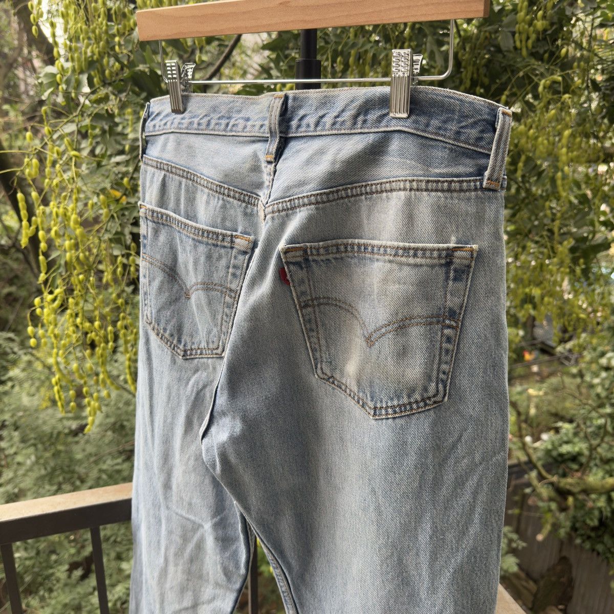 Levi's 90s Levi's 501 Faded Jeans ERD Grunge Chrome Distressed Size US 31 - 4 Thumbnail