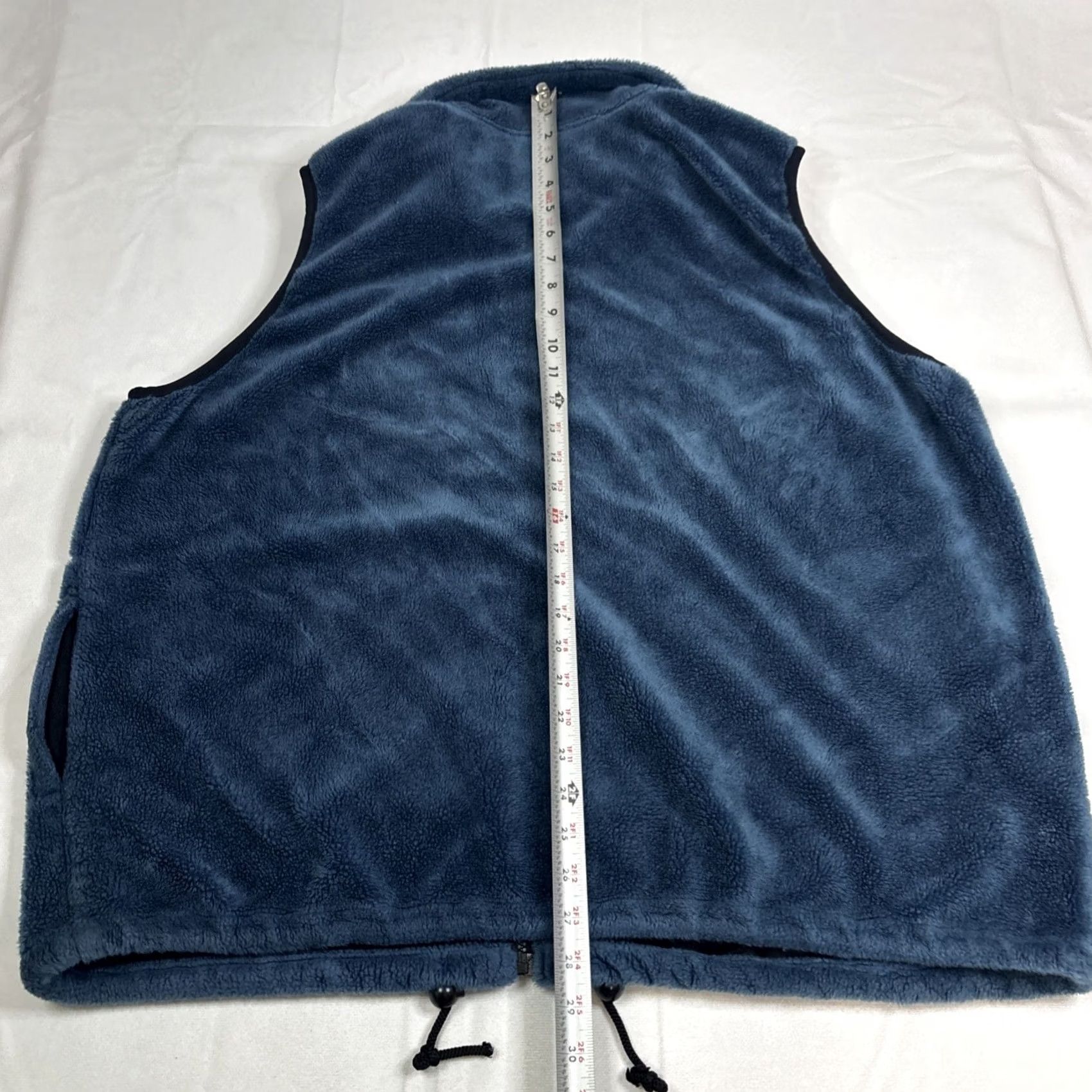 Vintage VINTAGE Big Sky USA Men’s Plush Fleece Vest 2XL Blue Full Zip 2 Side Pockets Size US XXL / EU 58 / 5 - 6 Thumbnail
