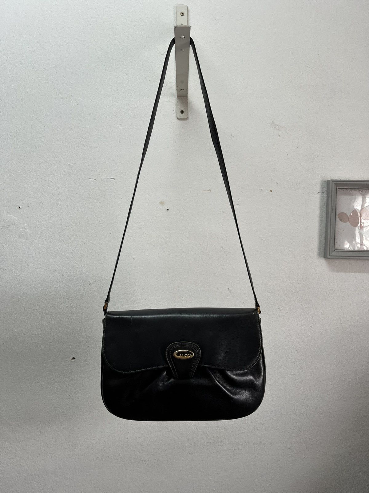 Gucci vintage Gucci calfskin leather shoulder bag Size ONE SIZE - 1 Thumbnail