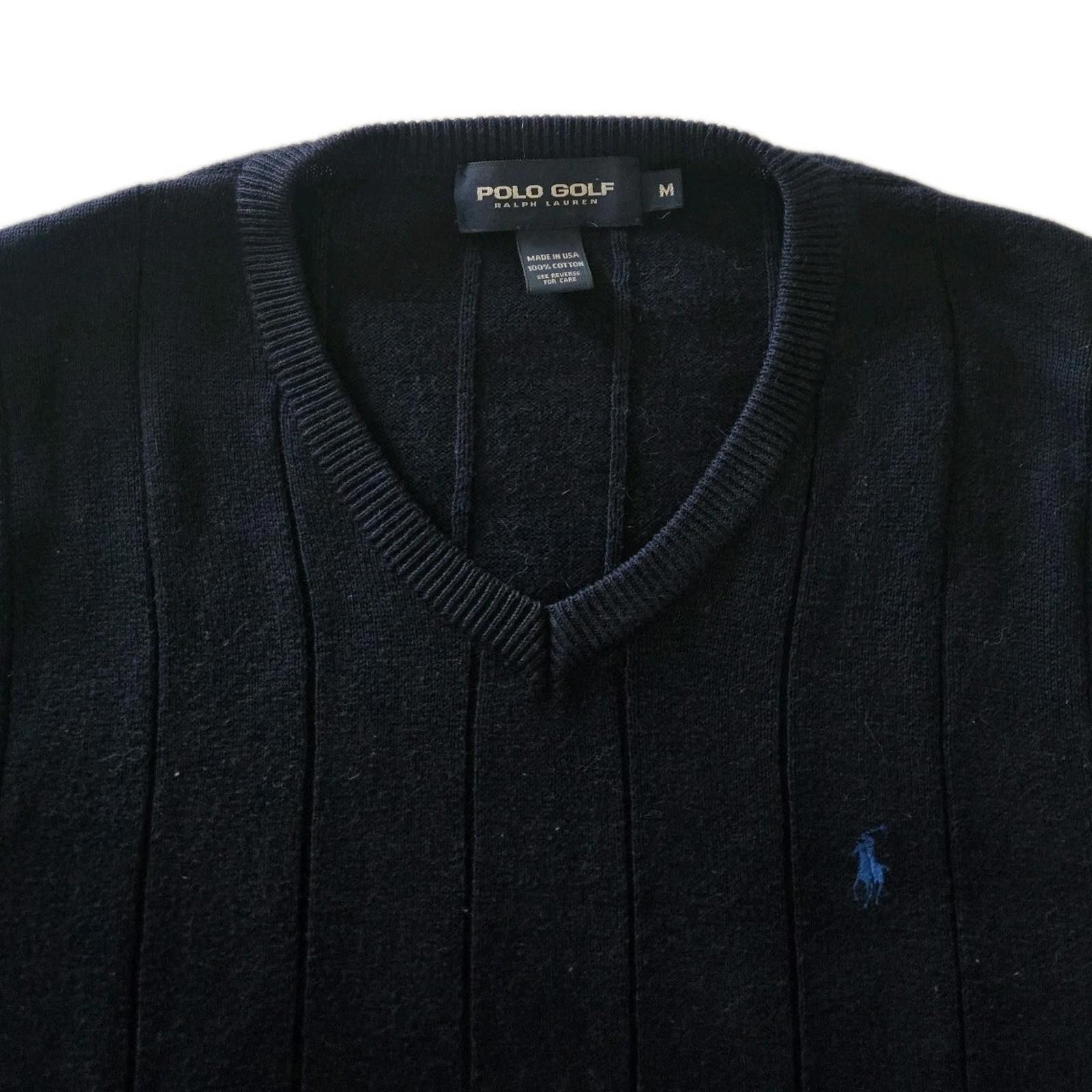 Polo Ralph Lauren Vtg Polo Golf Ralph Lauren Sweater Vest Mens M Blue USA Made Size US M / EU 48-50 / 2 - 2 Thumbnail