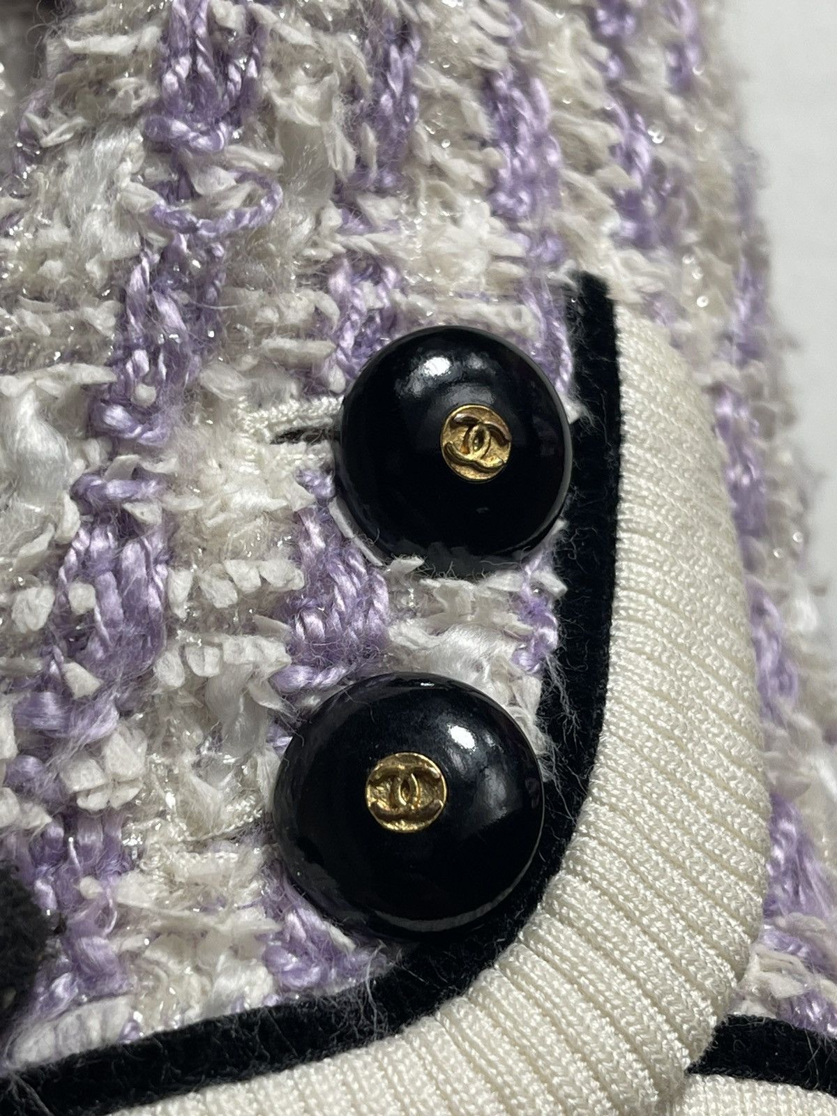 Chanel Vintage Chanel tweed jacket Size S / US 4 / IT 40 - 9 Thumbnail