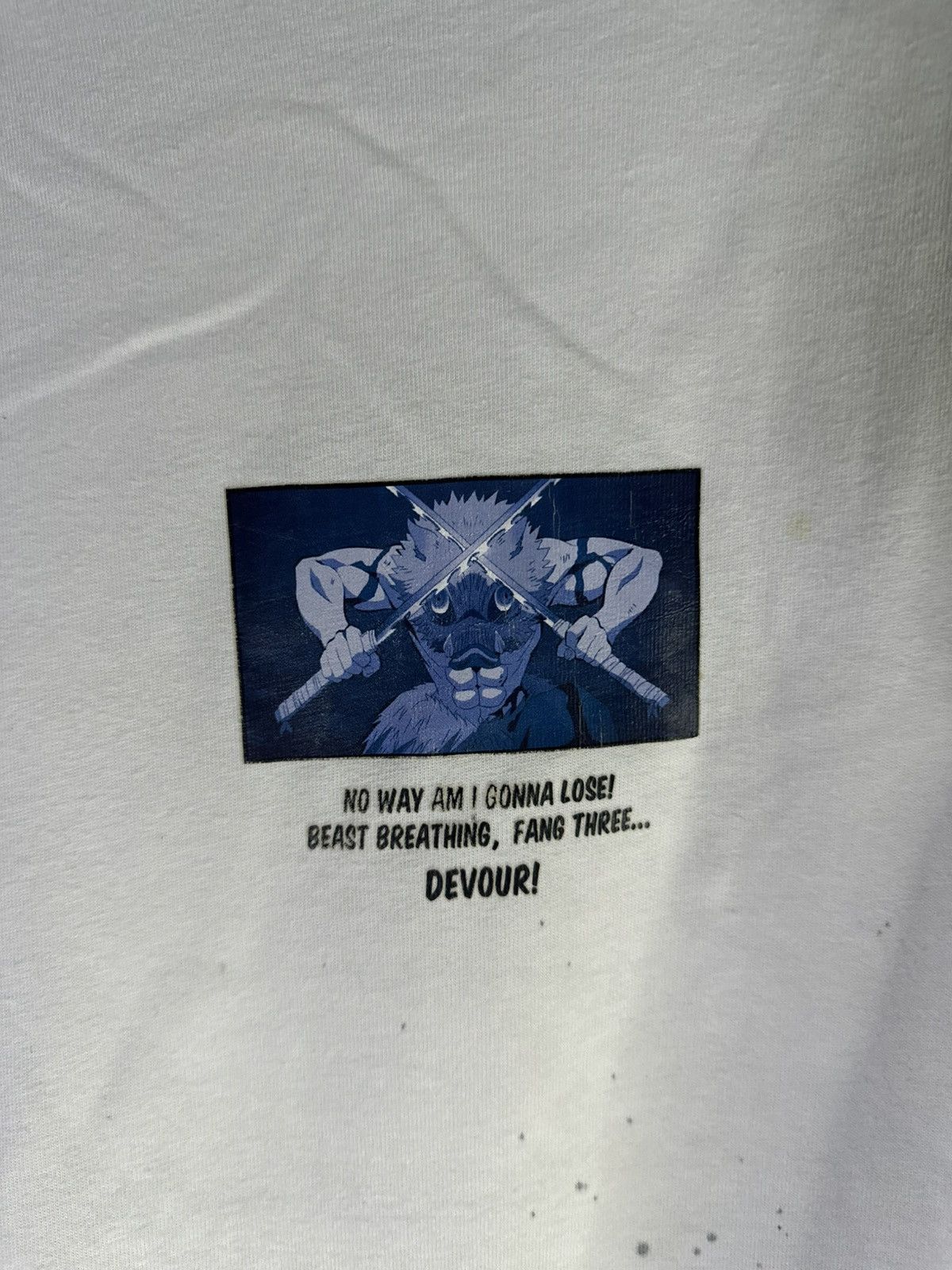 Anime Inosuke Demon Slayer Longsleeve Tshirt Size US M / EU 48-50 / 2 - 3 Thumbnail