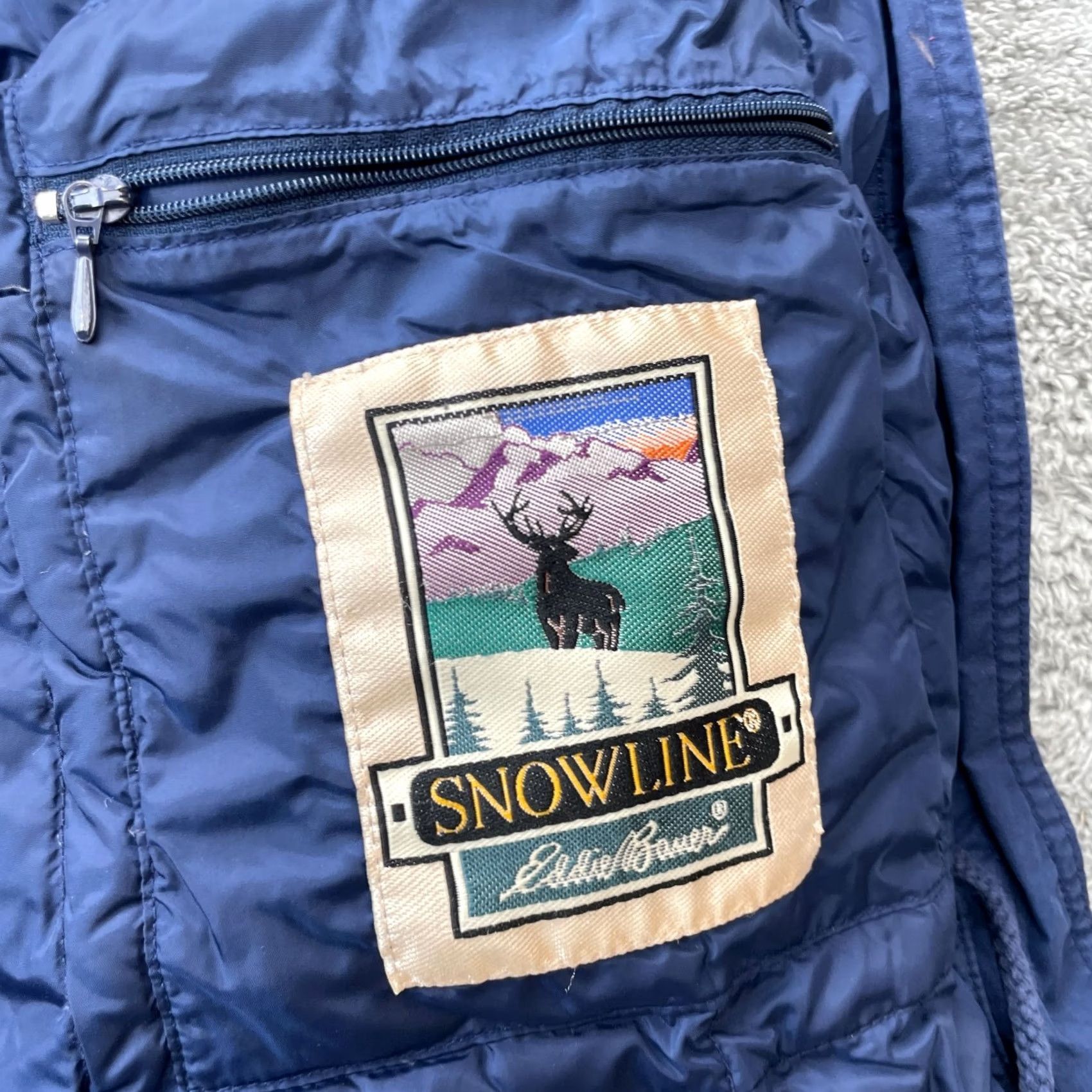 Eddie Bauer VINTAGE Eddie Bauer Jacket Womens XL Blue Parka Insulated Goose Down Hooded Size XL / US 12-14 / IT 48-50 - 5 Thumbnail