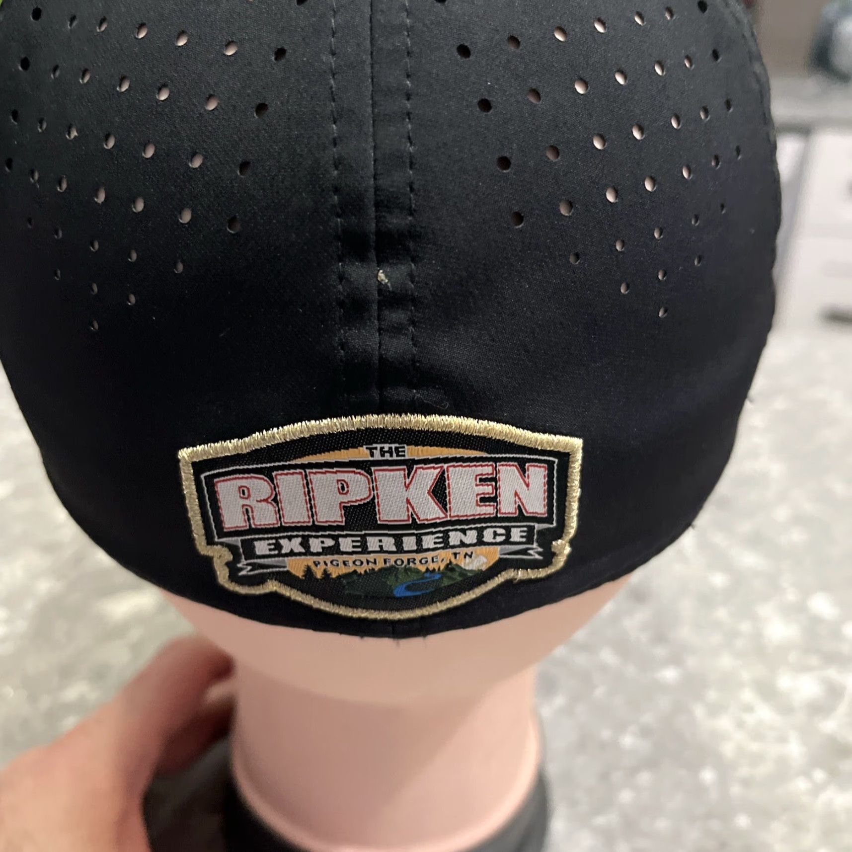 Vintage RIPKEN Baseball Hat XS Black Red White Blue Flag Patch Domeheadwear P3 XXX Size ONE SIZE - 3 Thumbnail