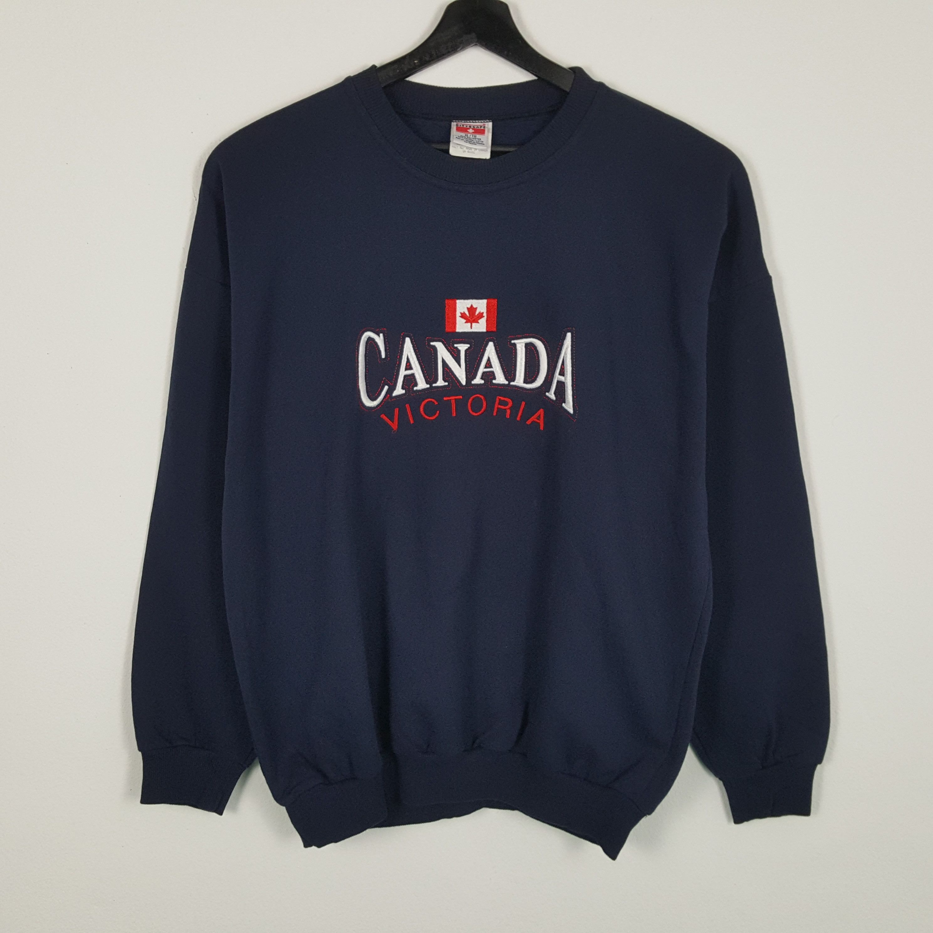 CANADA VICTORIA Center Design Vintage Sweatshirt