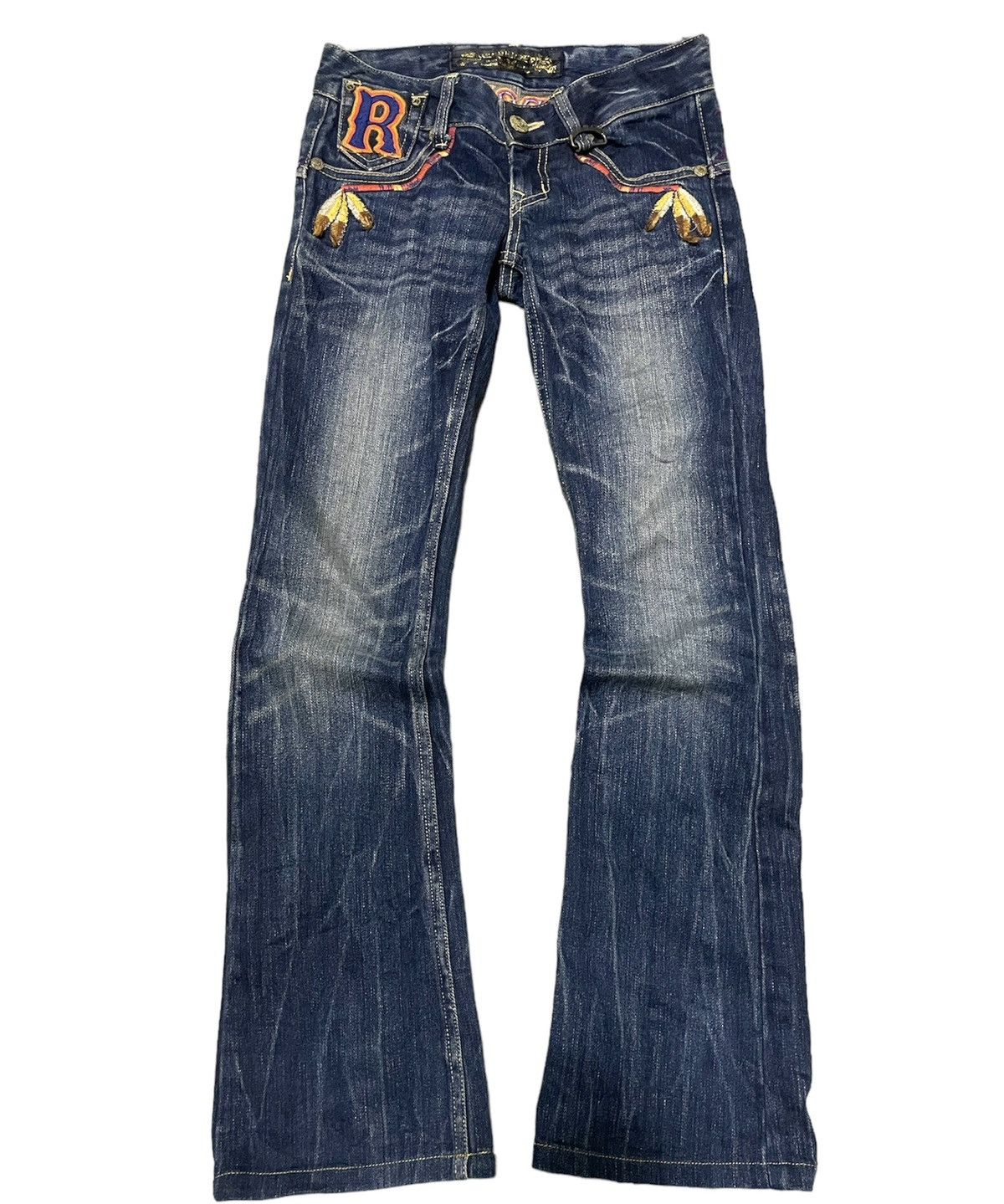 Designer Red Pepper x Kendrick Lamar x Bootcut Jeans Flare RARE!! Size US 30 / EU 46 - 2 Thumbnail