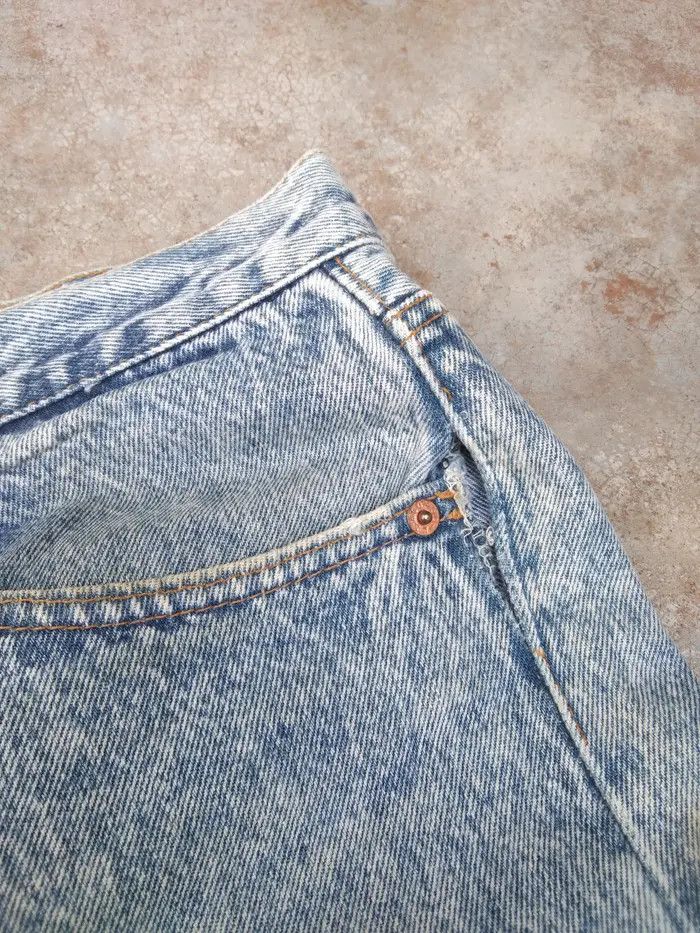 Levi's × Vintage 1989 Vintage Levis 501 Made In USA Distressed Jeans 36x30 Size US 36 / EU 52 - 7 Thumbnail