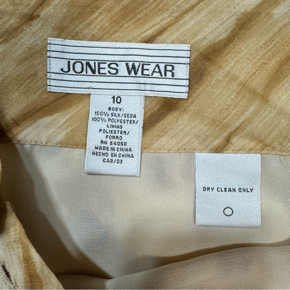 Other Jones Wear Silk A-Line Wrap Skirt Size 10 Size 32" / US 10 / IT 46 - 4 Thumbnail