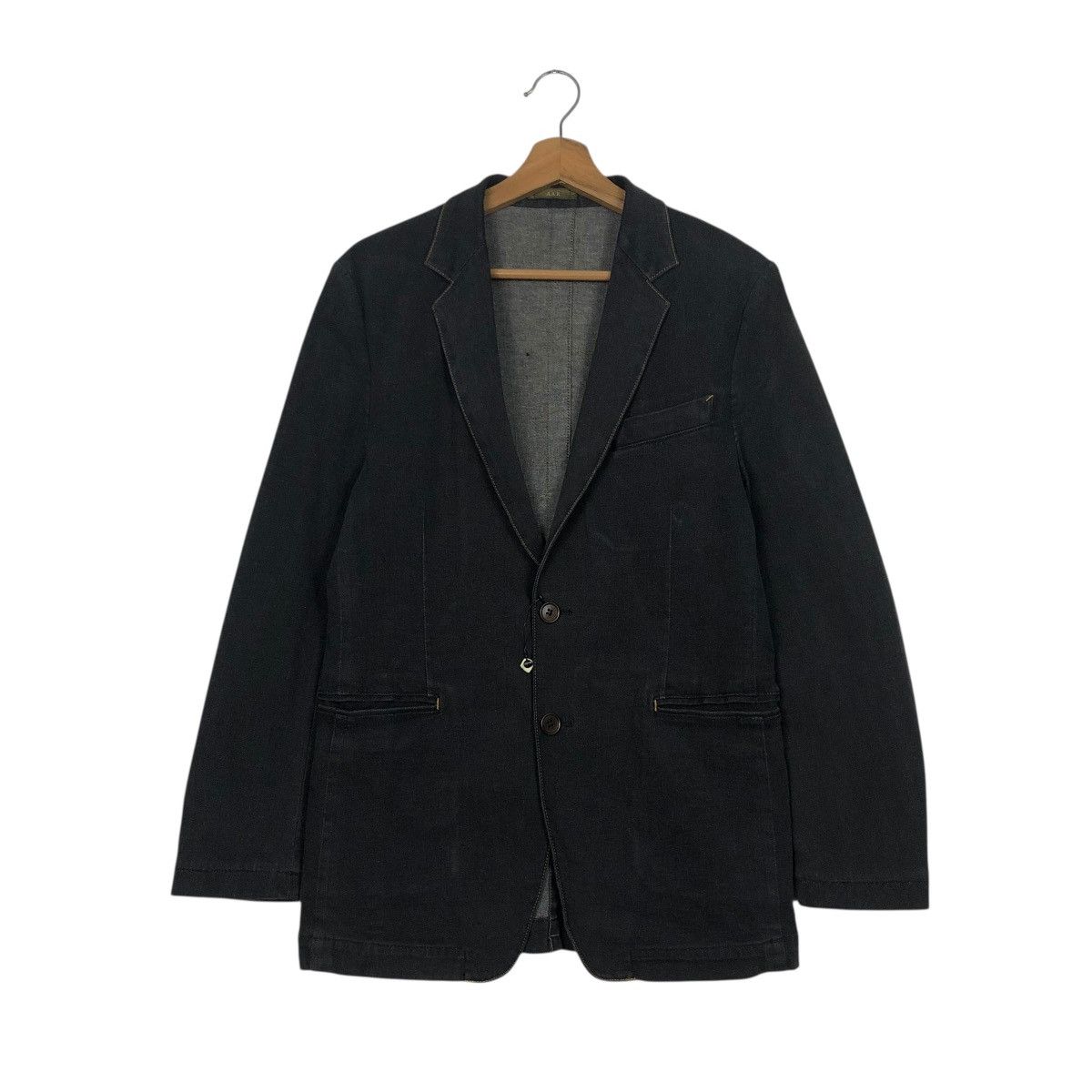 Yohji Yamamoto 🔥VINTAGE DENIM CHORE WORKER JACKET AAR YOHJI YAMAMOTO Size US M / EU 48-50 / 2 - 3 Thumbnail