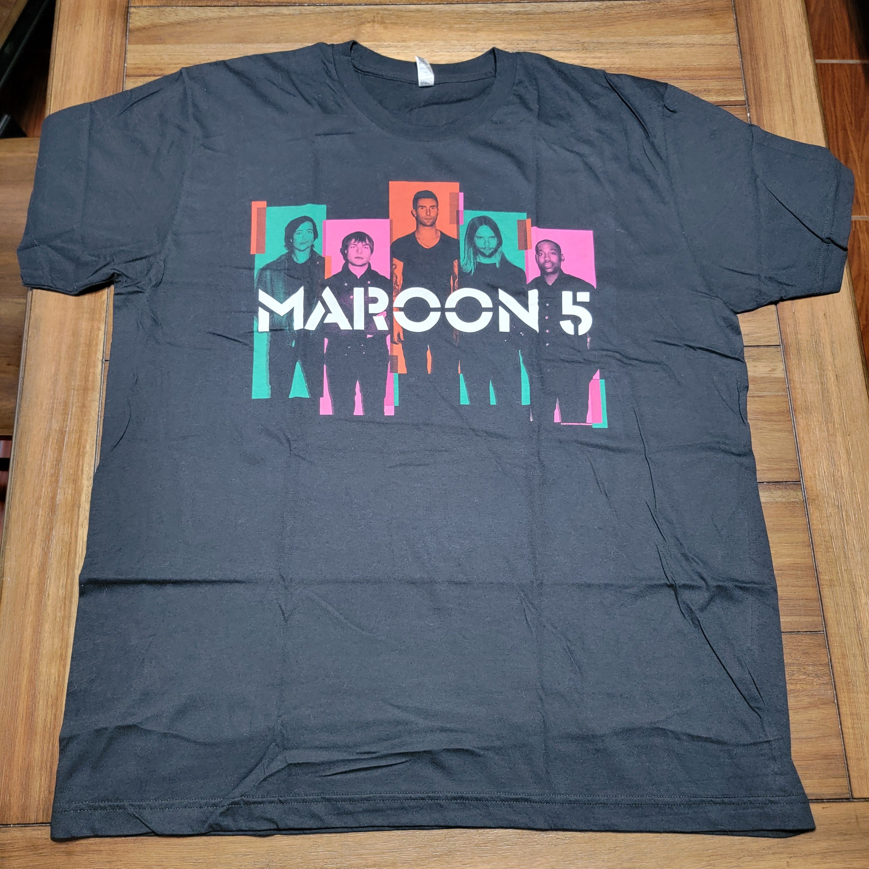 American Apparel Maroon 5 Graphic Unisex Tee SS Black - Size 2XL Size US XXL / EU 58 / 5 - 1 Thumbnail