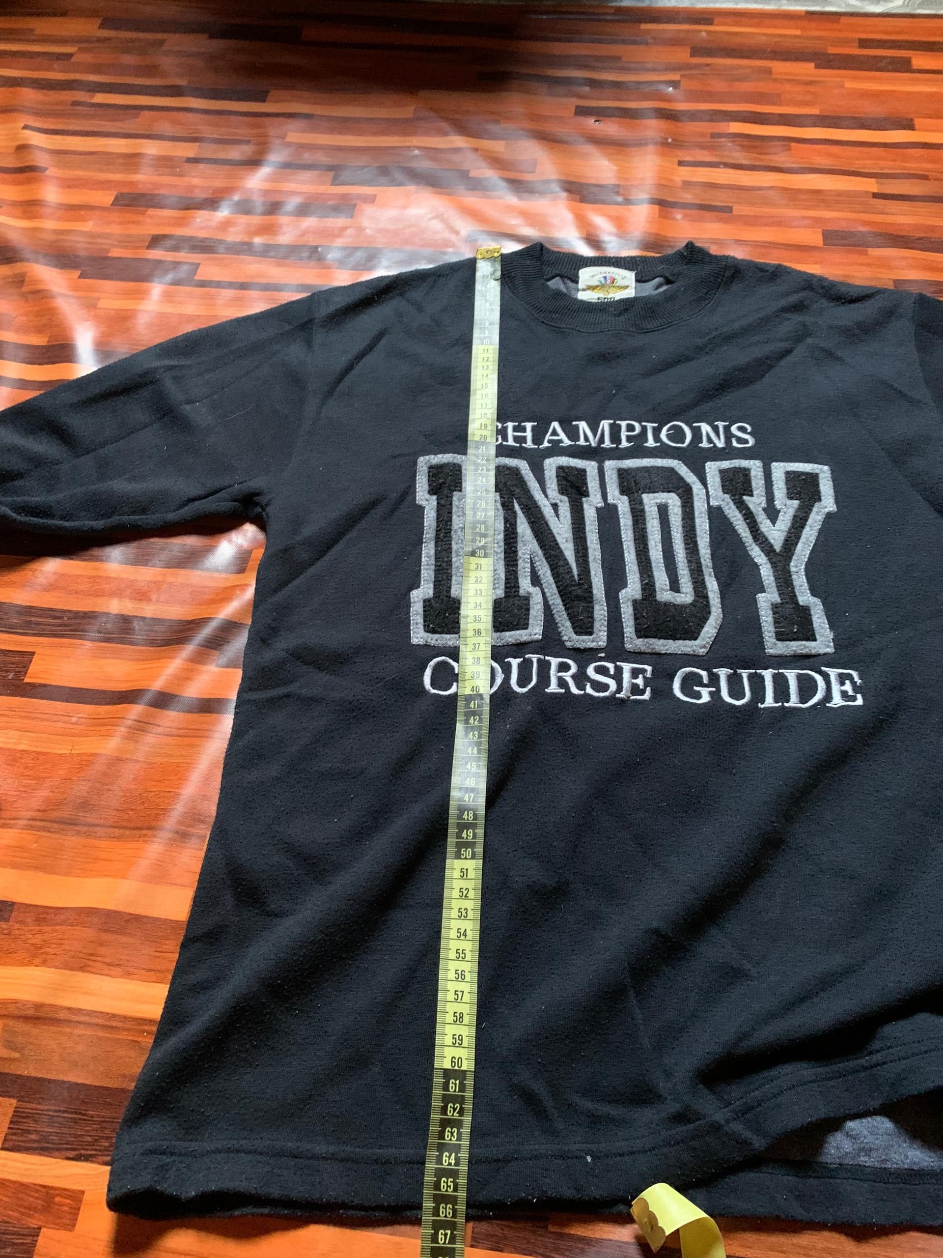 NASCAR 90s Indianapolis 500 INDY COURSE GUIDE Crewneck Sweatshirt Size US L / EU 52-54 / 3 - 8 Thumbnail