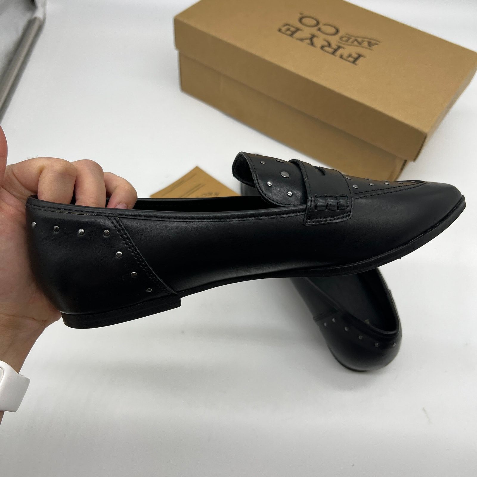 Other Frye and Co. Womens Elara Closed Toe Loafers Black Size 8M Size US 8 / IT 38 - 2 Thumbnail