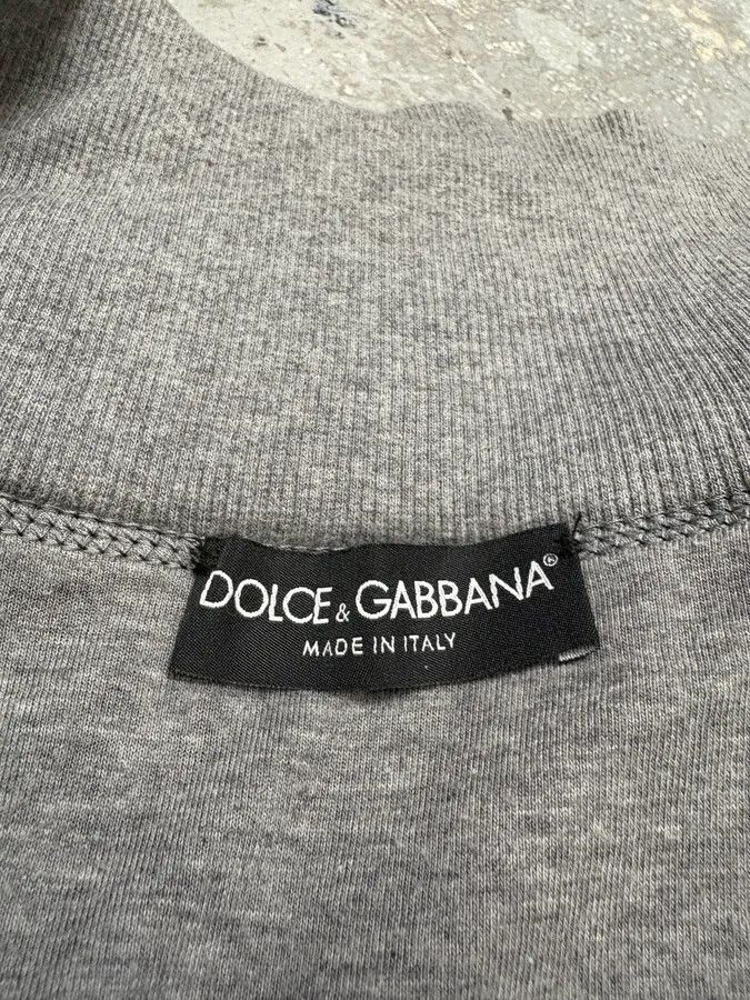 Dolce & Gabbana 2000s Dolce & Gabbana Black Wool Zip Sweater Size US M / EU 48-50 / 2 - 9 Thumbnail