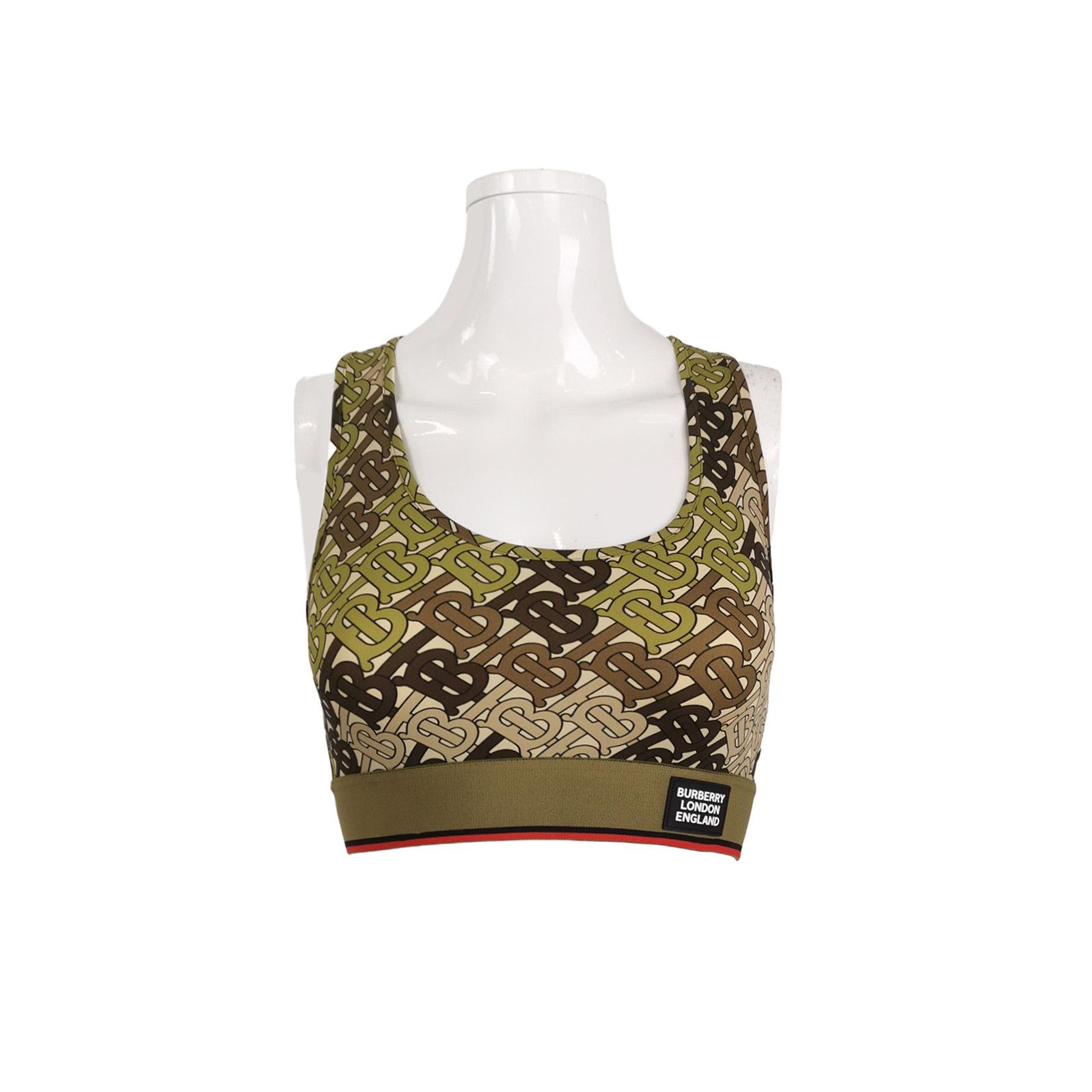 Burberry Burberry Colorful Logo Print Crop Top 0079 Size US XXS / EU 40 - 1 Thumbnail