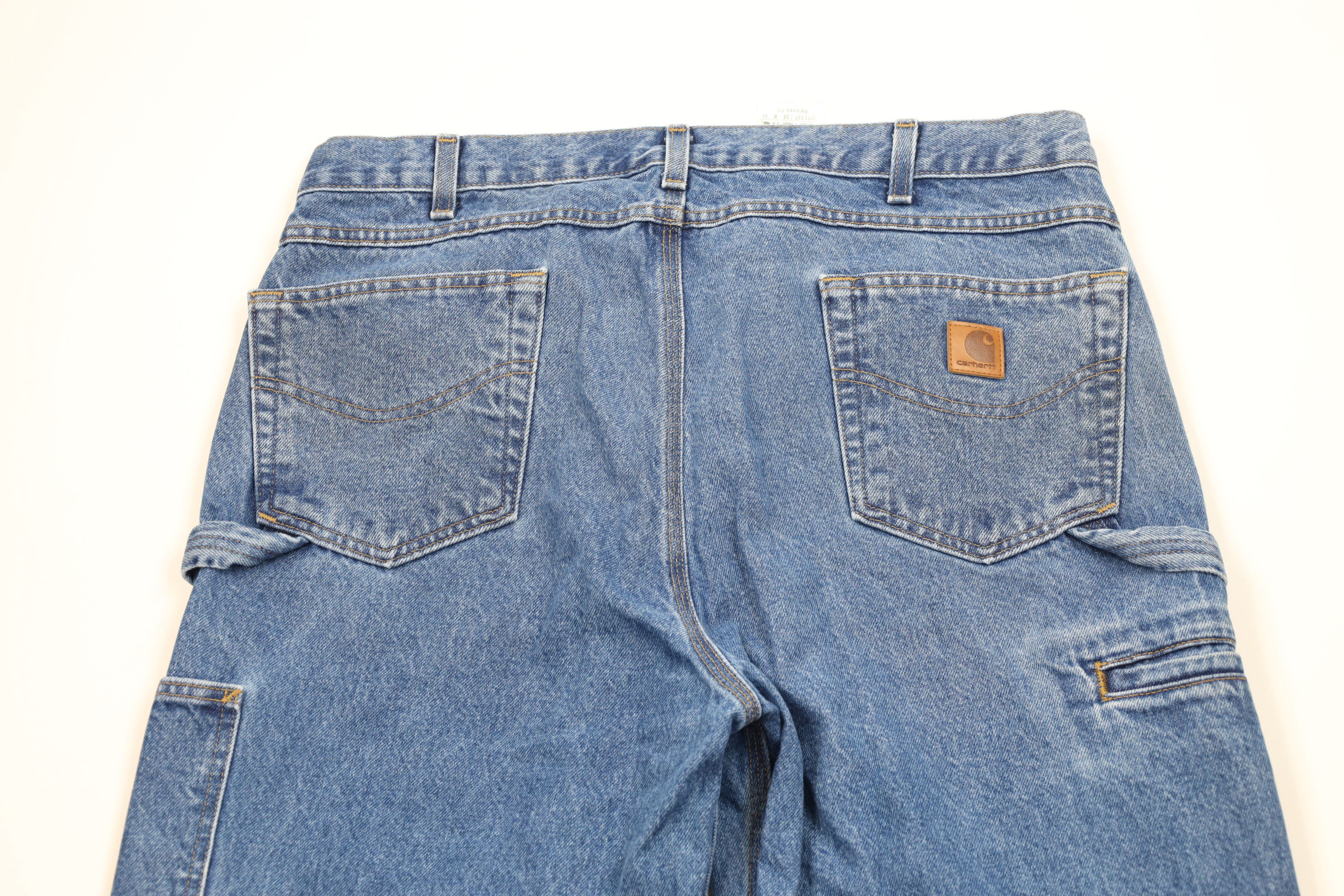 Carhartt Vintage Carhartt Relaxed Wide Leg Dungaree Denim Jeans Size US 38 / EU 54 - 11 Thumbnail