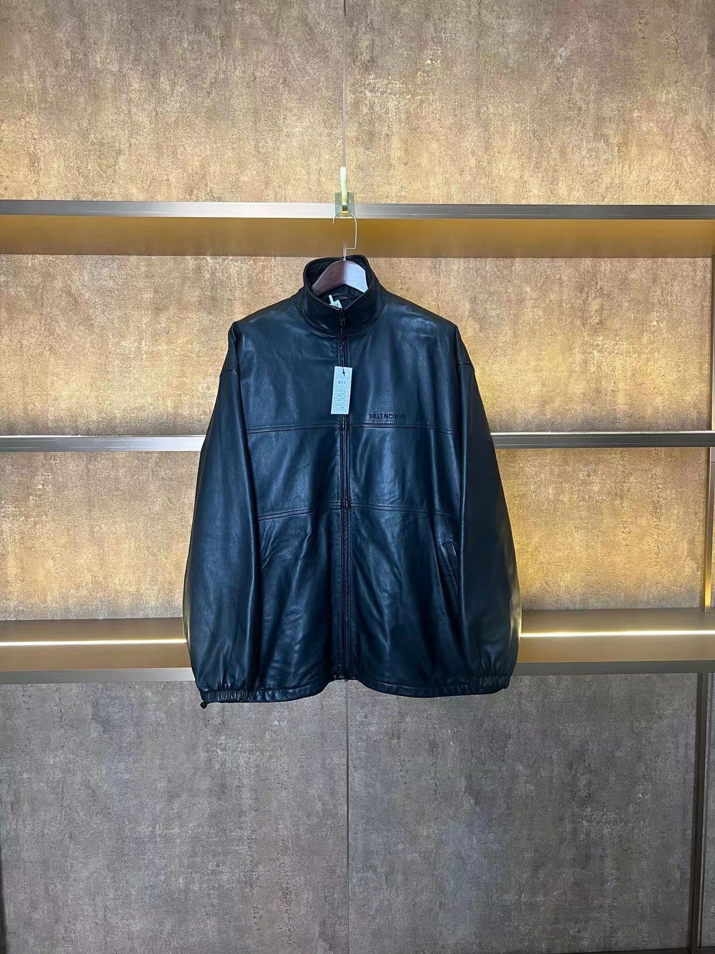 Balenciaga Balenciaga Black Padded Leather Jacket Size US S / EU 44-46 / 1 - 1 Thumbnail