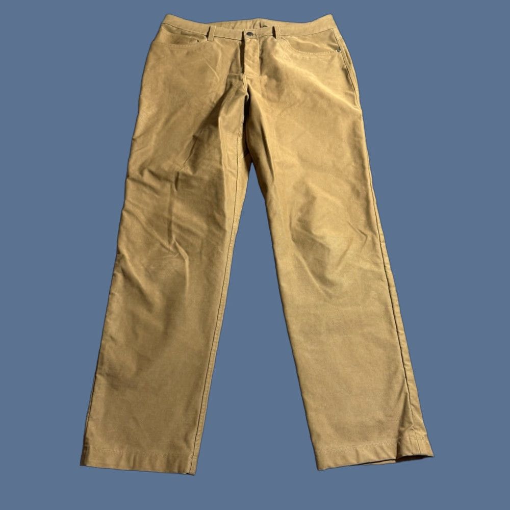 Lululemon Lululemon ABC Classic Khakis Pants 34 Regular Tan Beige 29 Inseam Men Size US 34 / EU 50 - 1 Thumbnail