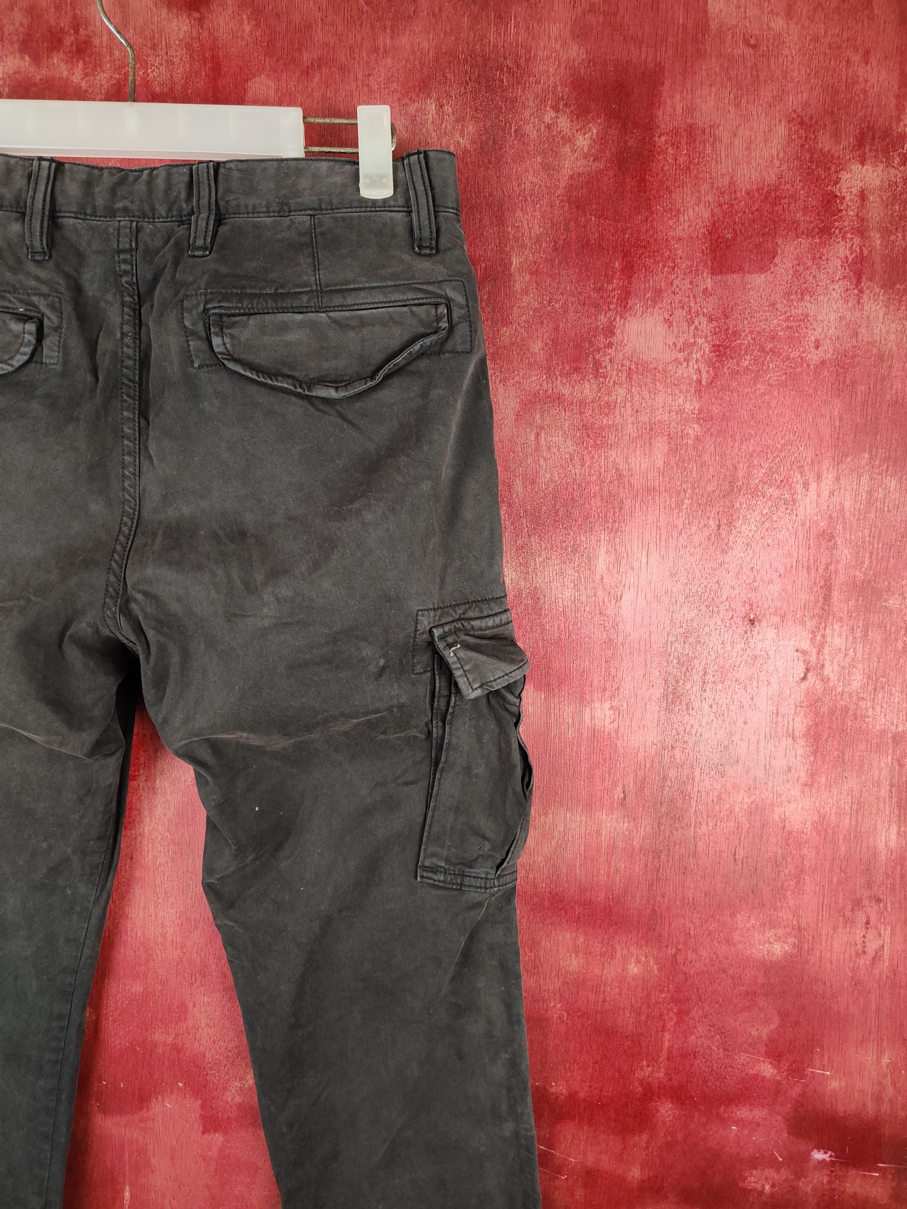 Japanese Brand × Uniqlo Uniqlo Black Faded Multipocket Tactical Cargo Pants #S1501 Size US 30 / EU 46 - 10 Thumbnail
