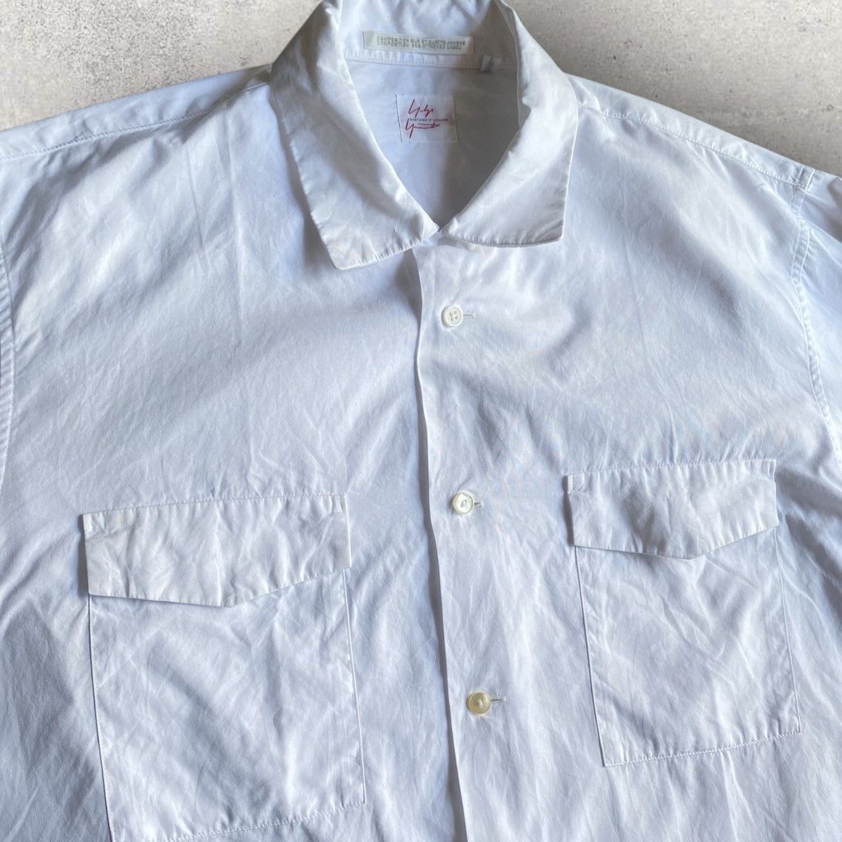 Yohji Yamamoto Vintage Double Flap Pocket Oversized Shirt Size US L / EU 52-54 / 3 - 1 Thumbnail