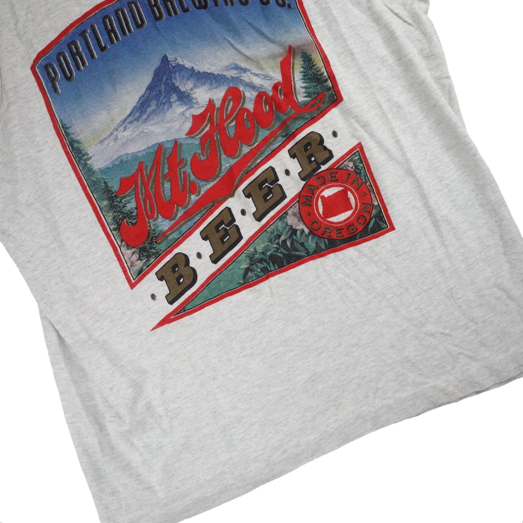 Vintage VINTAGE Portland Brewing Co. Mt. Hood Beer Mens Tank Top Gray L Graphic Shirt Size US L / EU 52-54 / 3 - 3 Thumbnail