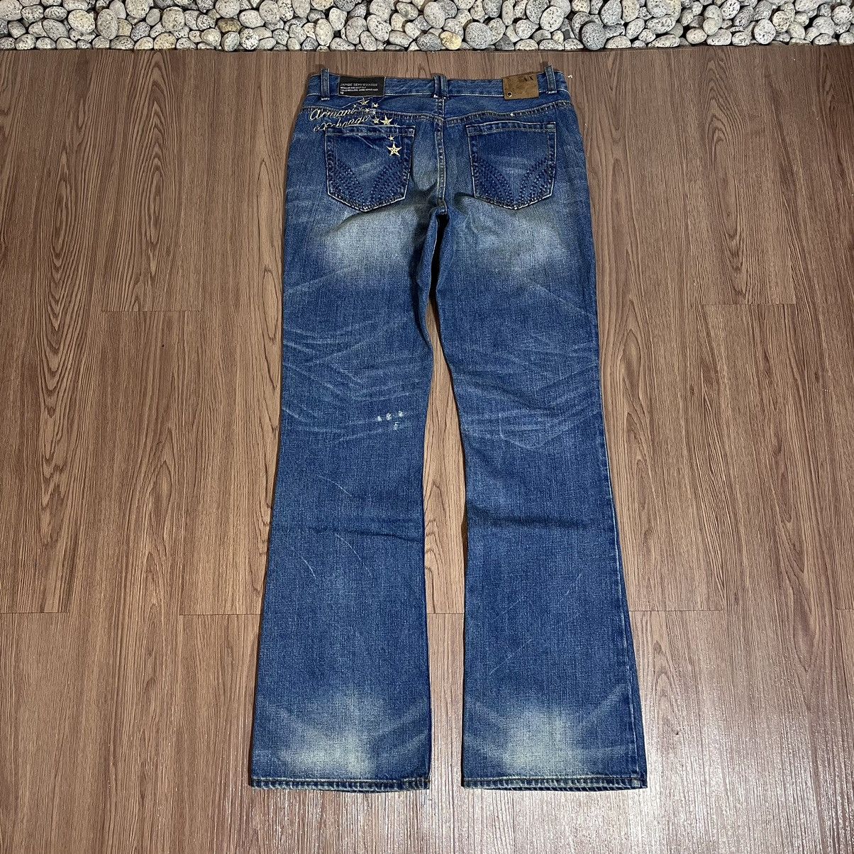 Armani × Armani Exchange AX Armani Exchange emboirdery washed regular bootcut jeans Size US 33 - 2 Thumbnail