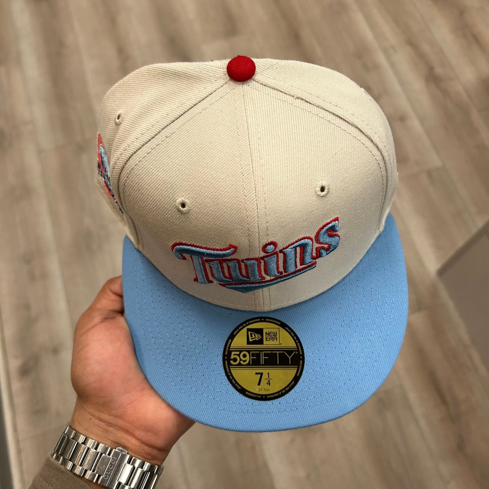 New Era New Era Minnesota Twins 60th Anni patch hat cap size 7 1/4 Size ONE SIZE - 3 Thumbnail