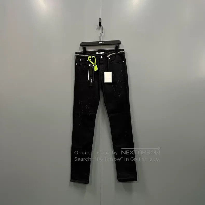Givenchy Givenchy Zipper Ripped Denim Pants Size US 31 - 1 Thumbnail