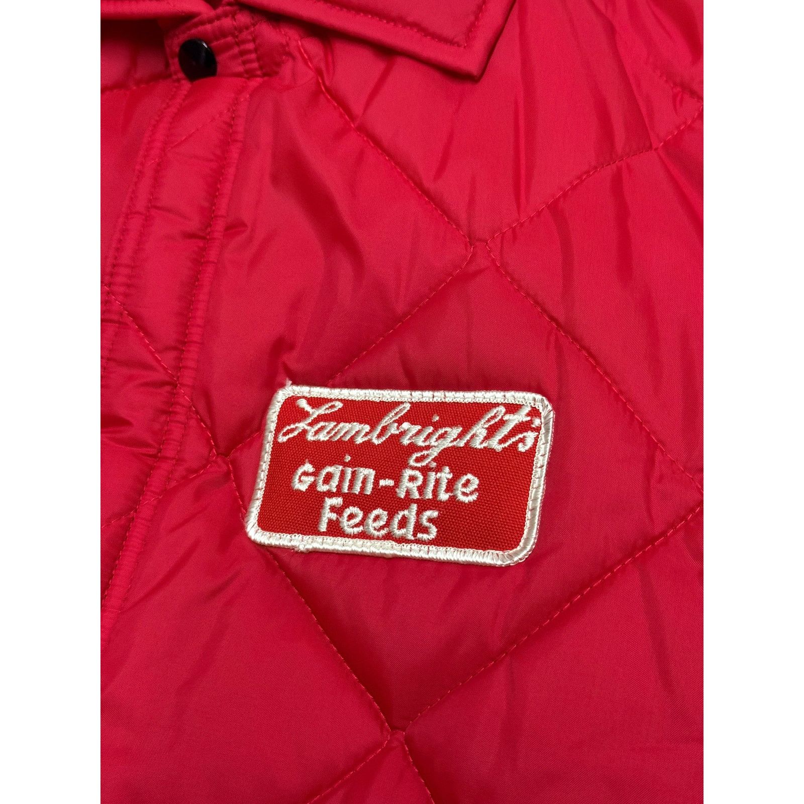 Vintage 1980's Vintage Red Quilted Work Jacket Size M / US 6-8 / IT 42-44 - 3 Thumbnail