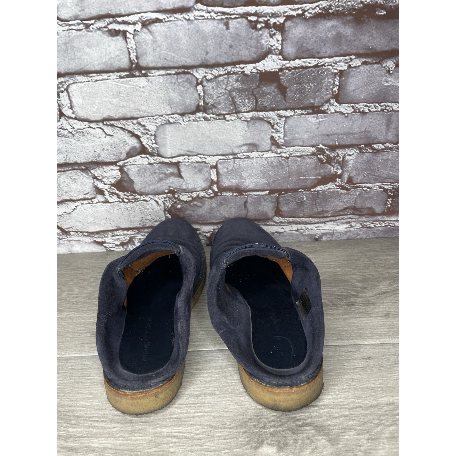 Band Of Outsiders Band of Outsiders Blue Suede Leather Gum Soles Mule Shoes Wo Size US 9.5 / IT 39.5 - 5 Thumbnail