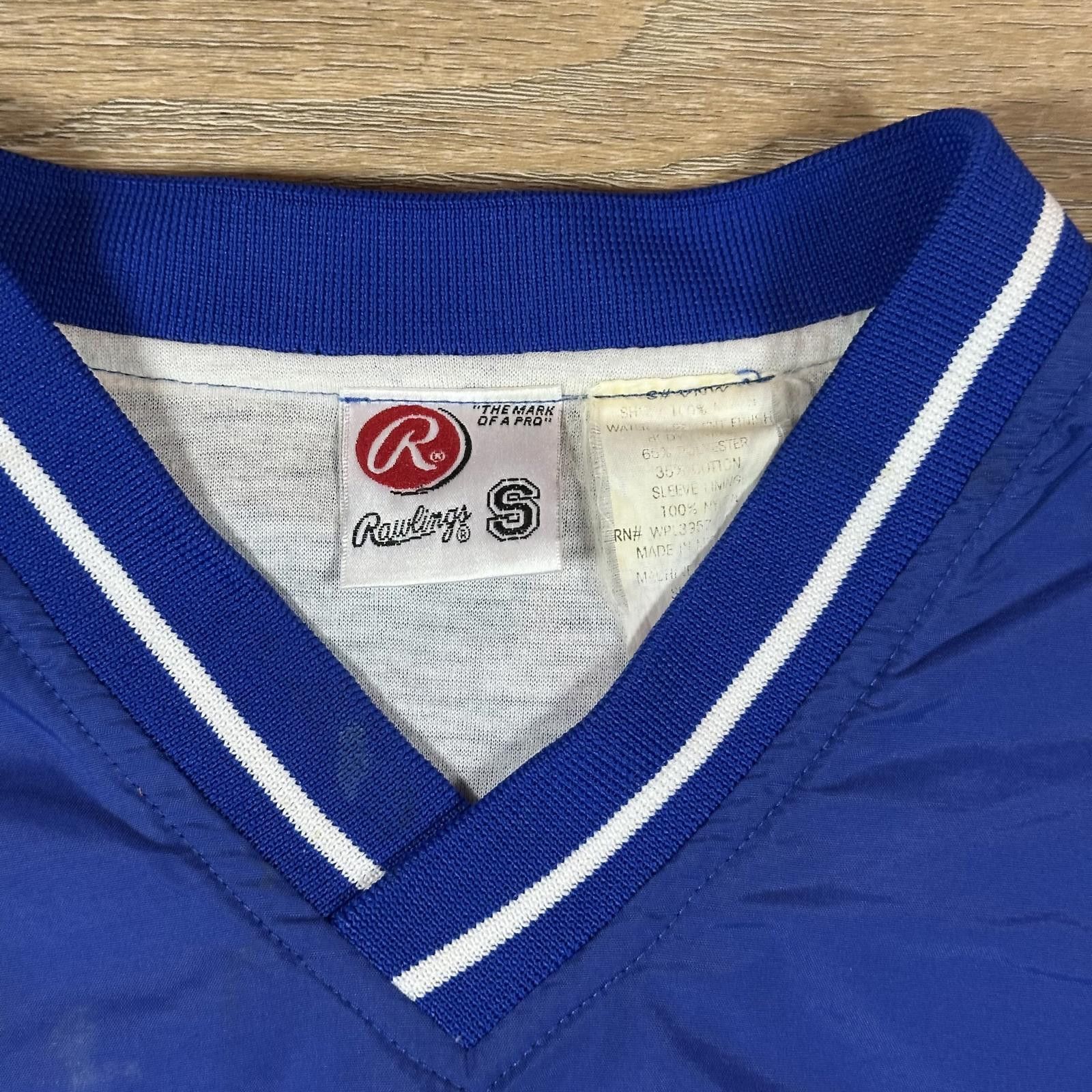 Other Rawlings Mens Windbreaker S Blue Vintage Size US S / EU 44-46 / 1 - 3 Thumbnail