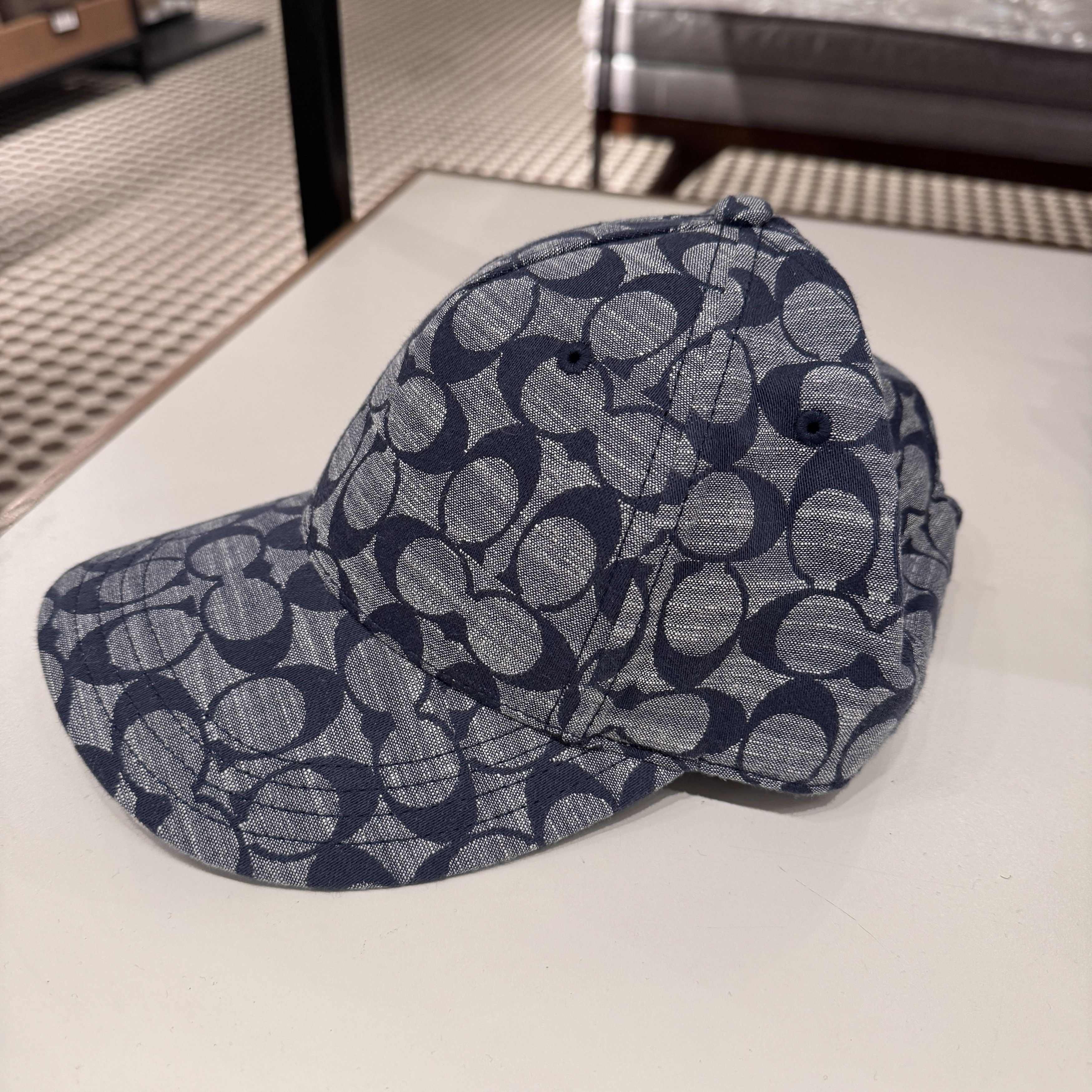 Coach Signature Chambray Baseball Hat CI496