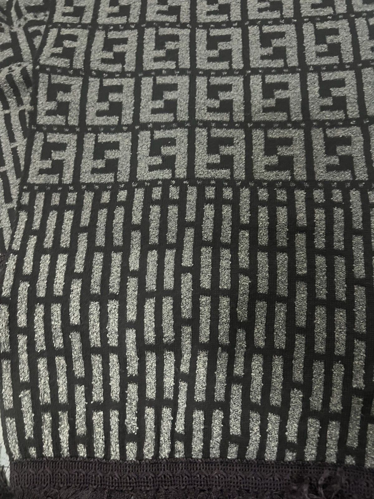 Fendi FENDI Zucca Monogram Wool Scarf Brown Vintage Size ONE SIZE - 7 Thumbnail