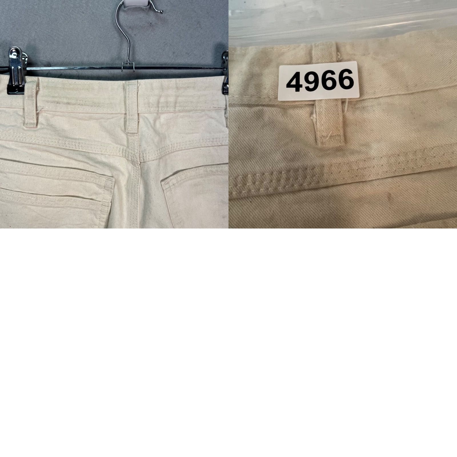 Dickies Dickies Mens Size 32 x 30 Ivory White Carpenter Double Knee Pants 100% Cotton Size US 32 / EU 48 - 10 Thumbnail