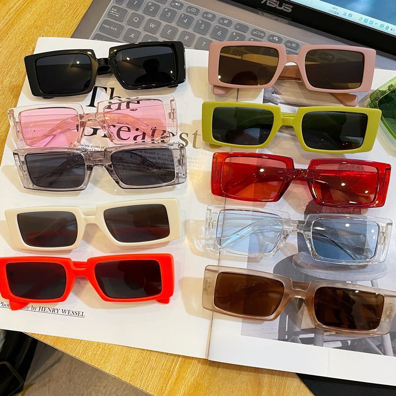 VIBE Hip-hop Street ins style custom avant-garde sunglasses Size ONE SIZE - 5 Thumbnail
